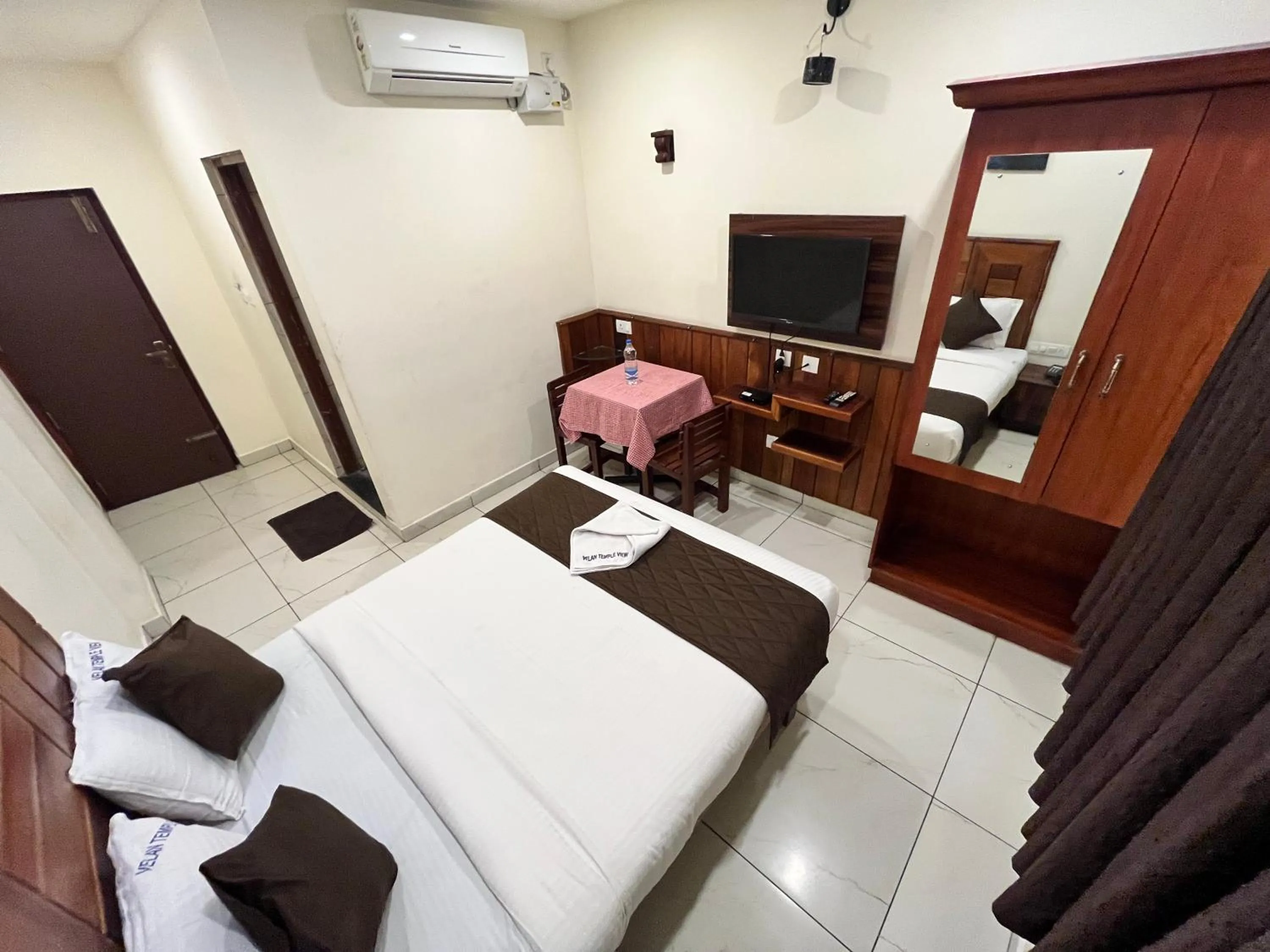 Bed in Velan Temple View