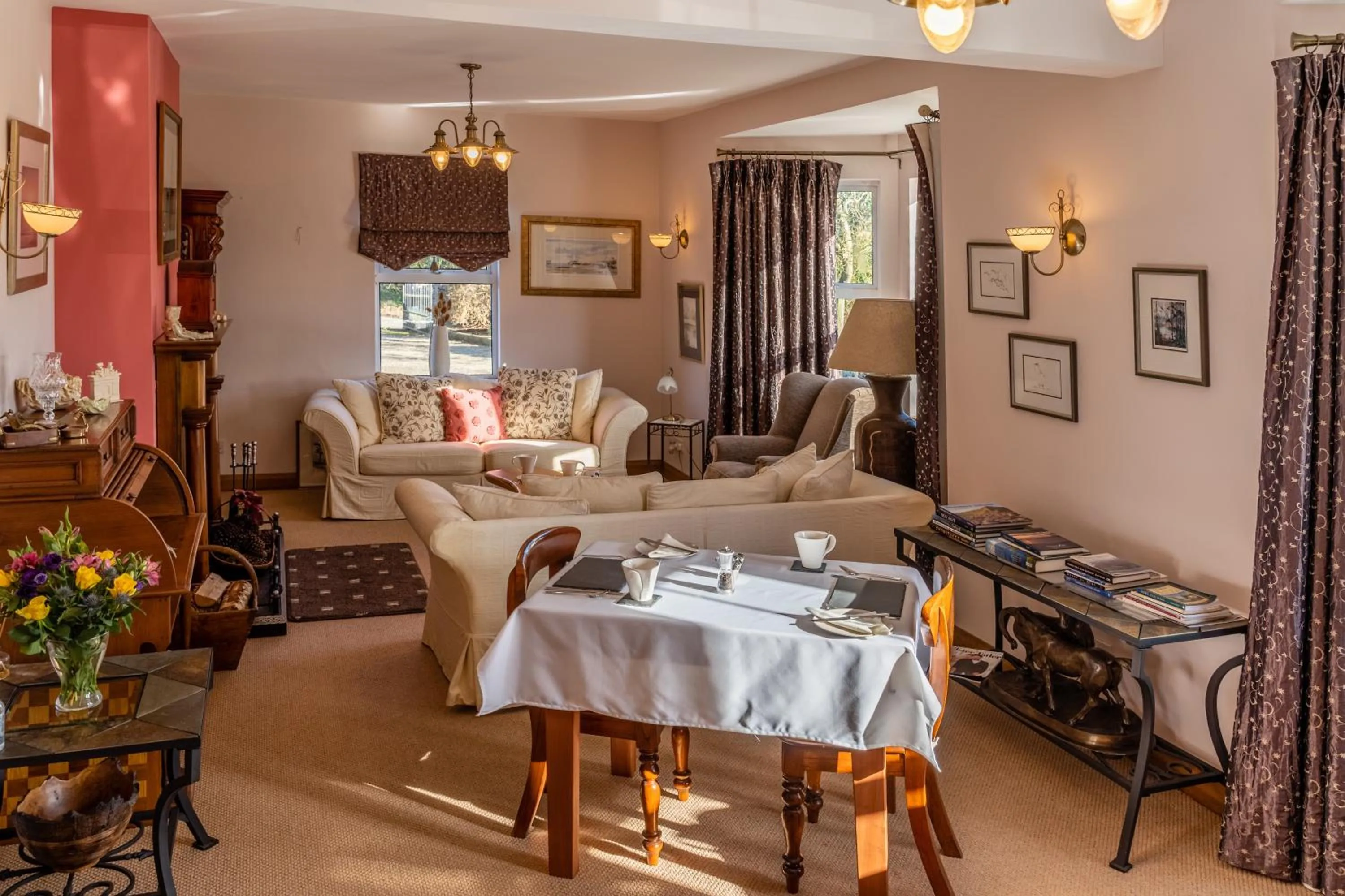 Living room in The Mulberrys B&B