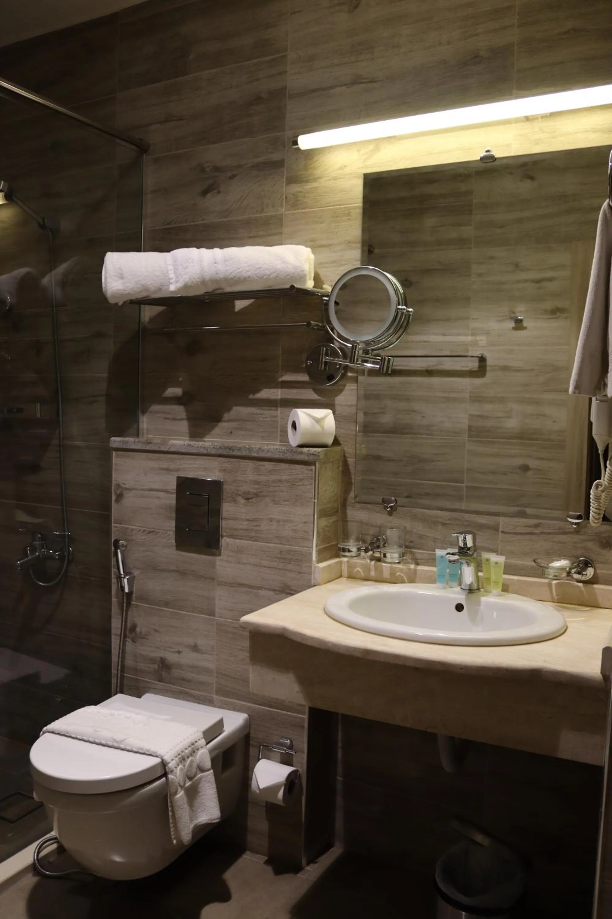 Toilet in Twins Boutique Hotel