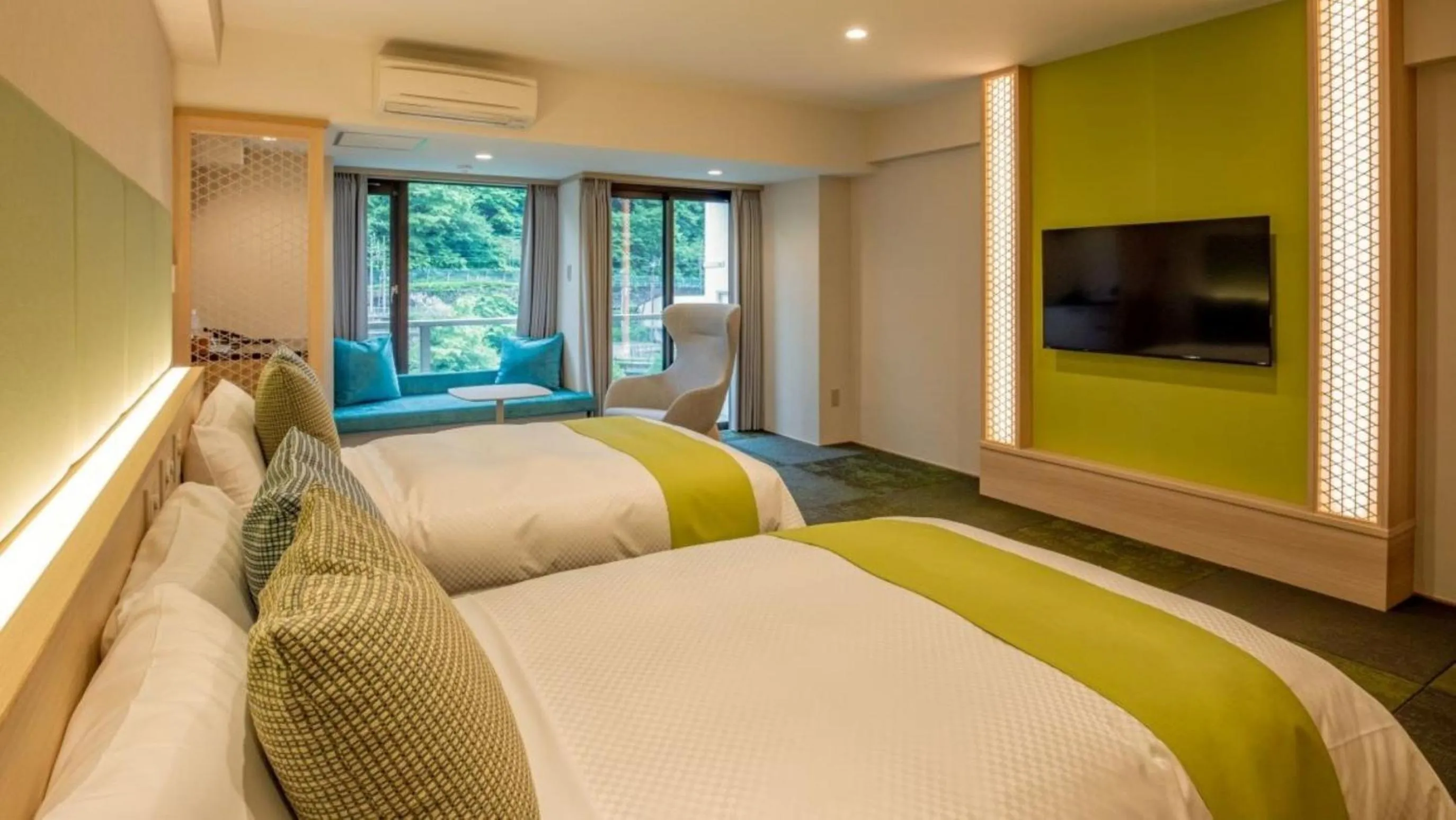 Photo of the whole room, Bed in Kinugawa Onsen Hotel