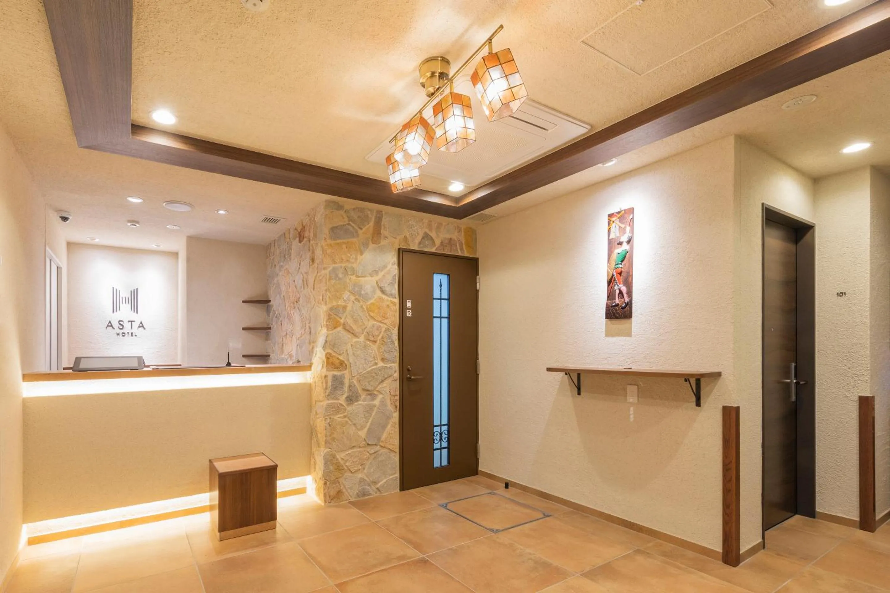 Lobby or reception in Asta Hotel