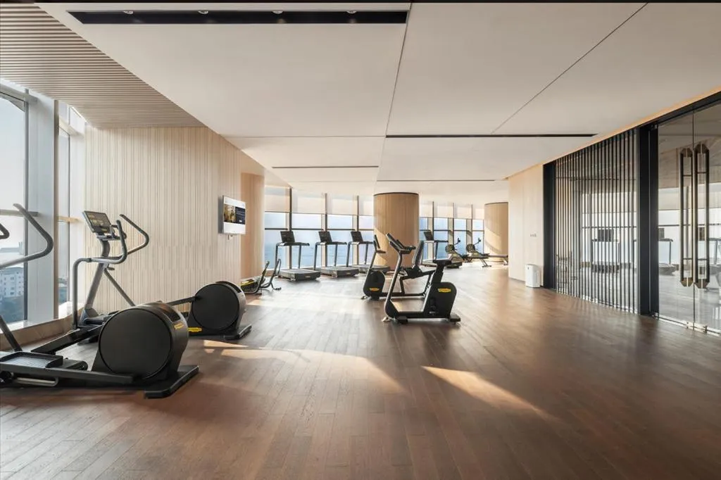 Fitness centre/facilities in Qingdao Haitian Hotel