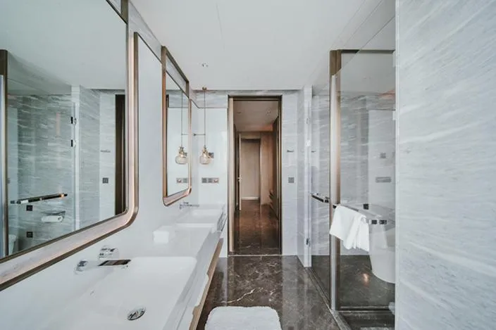 Toilet in Qingdao Haitian Hotel