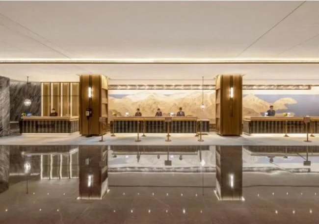 Lobby or reception in Qingdao Haitian Hotel
