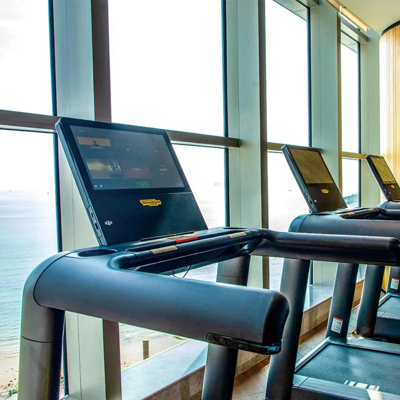 Fitness centre/facilities in Qingdao Haitian Hotel