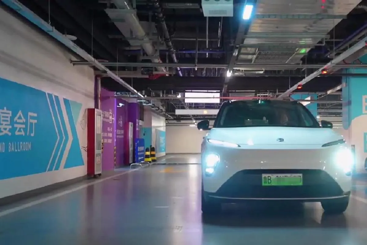 Parking in Qingdao Haitian Hotel