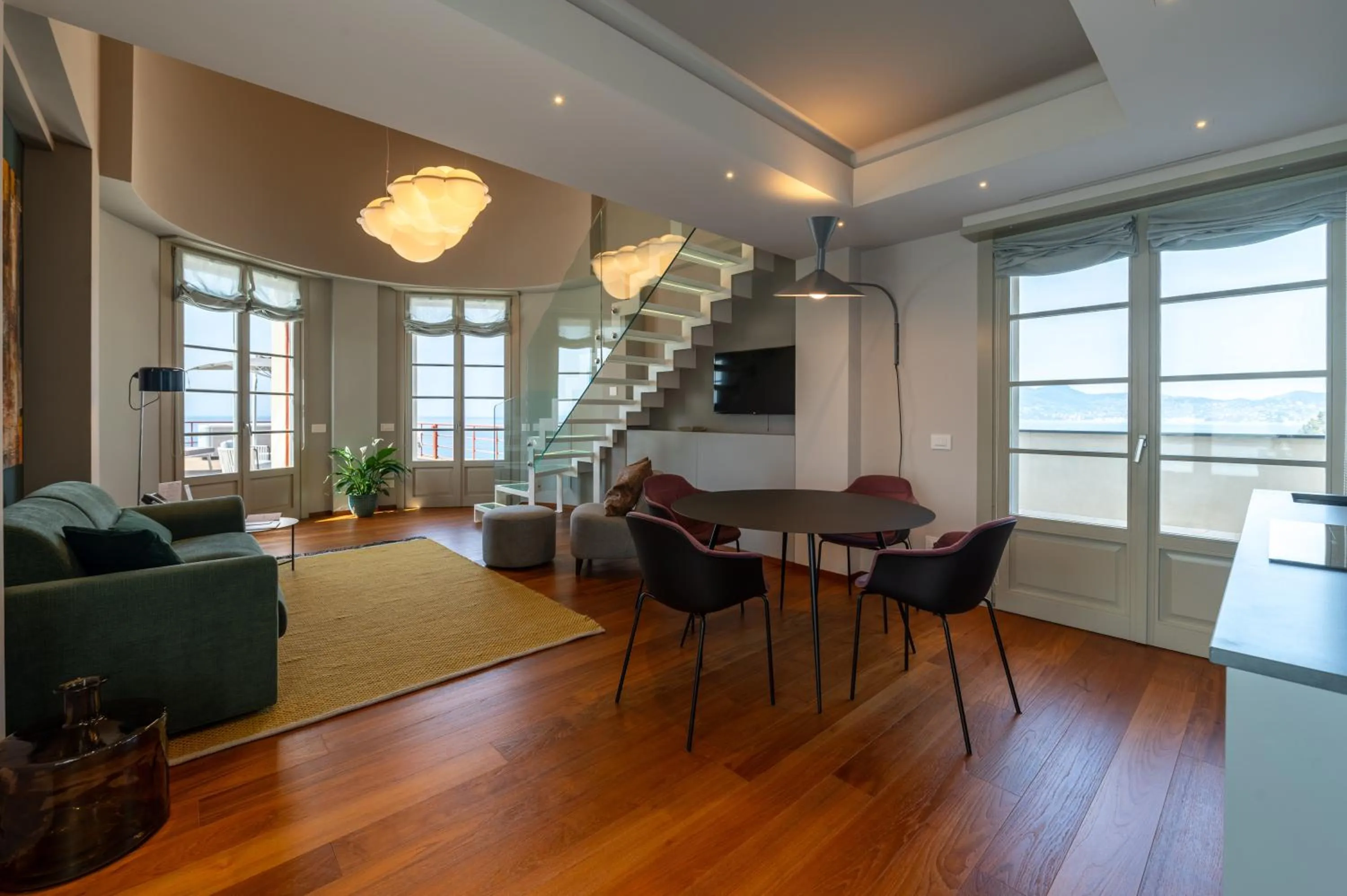 Seating area in Grand Hotel Torre Fara