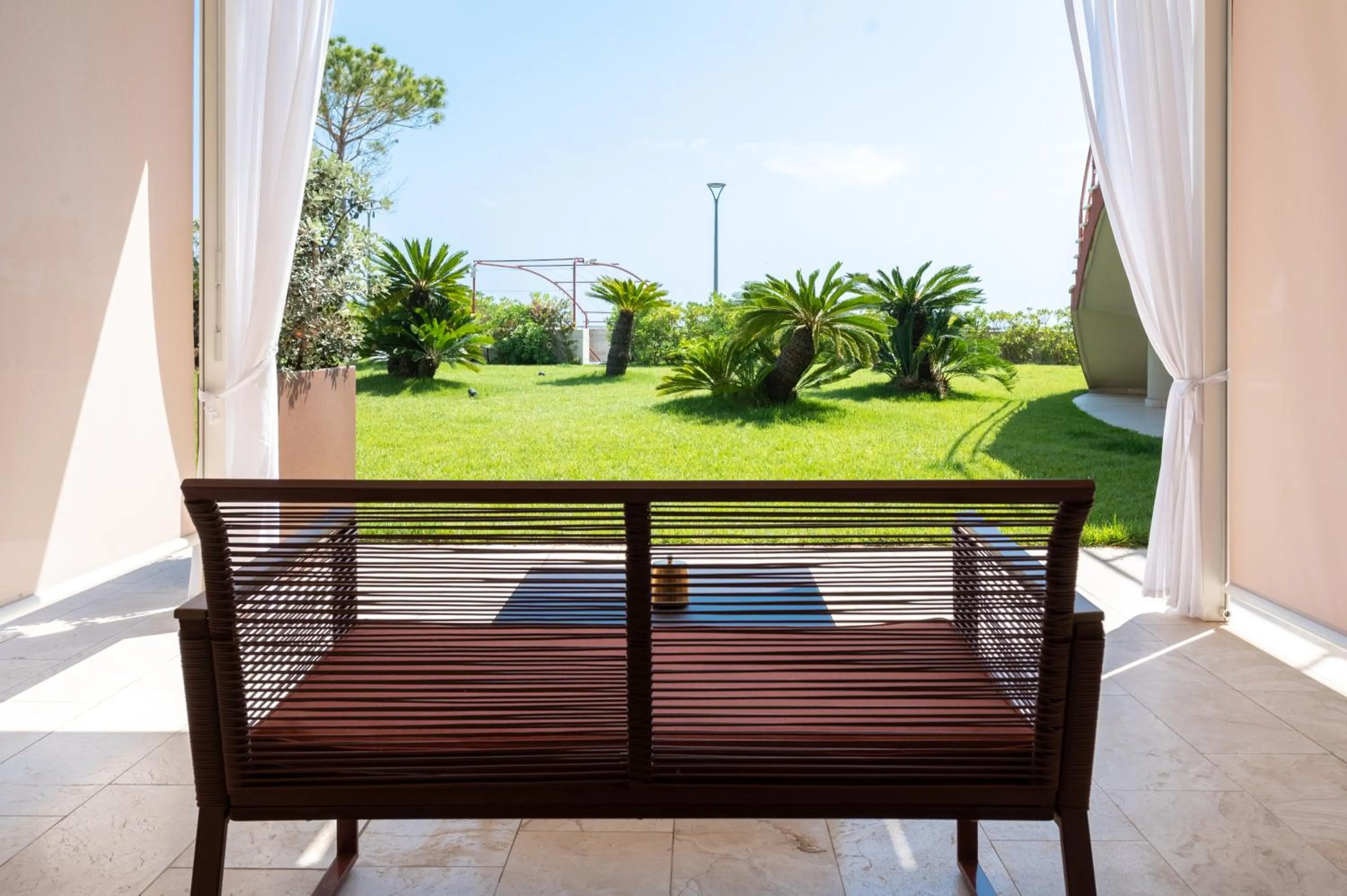 Patio in Grand Hotel Torre Fara