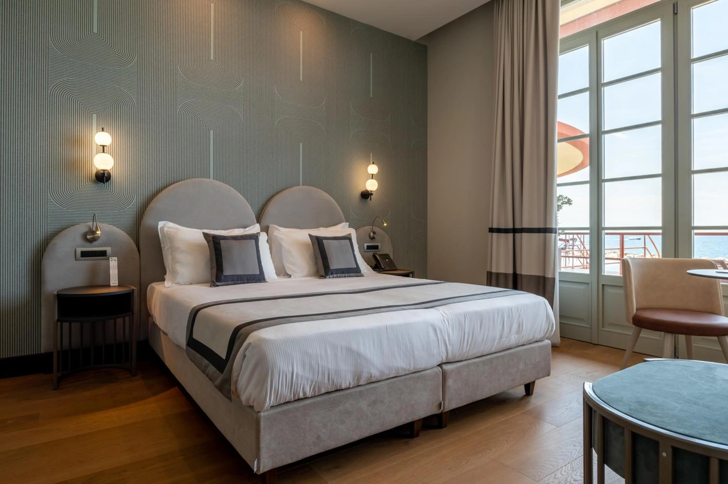 Bed in Grand Hotel Torre Fara