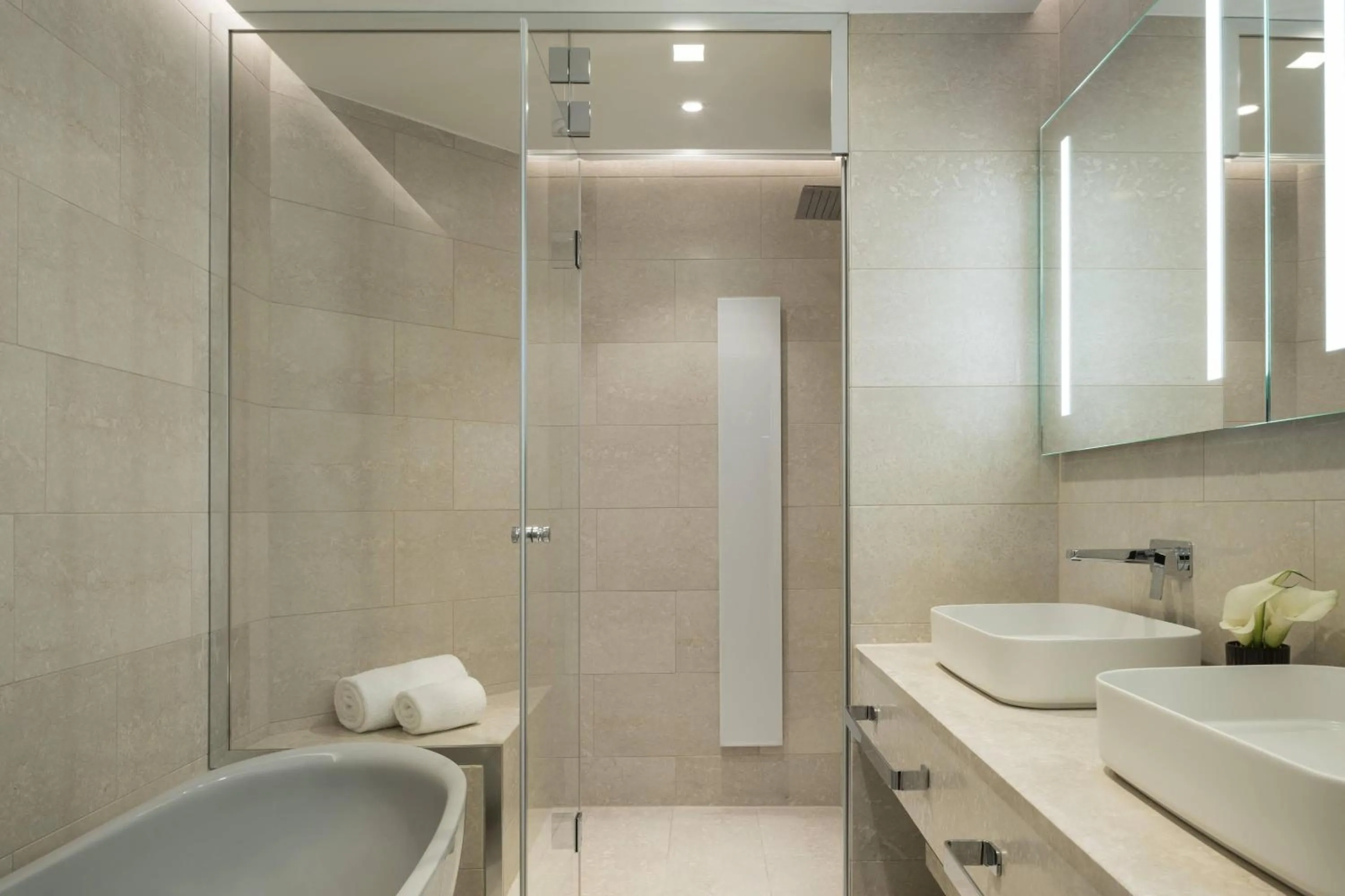 Bathroom in The Ritz-Carlton Hotel de la Paix, Geneva