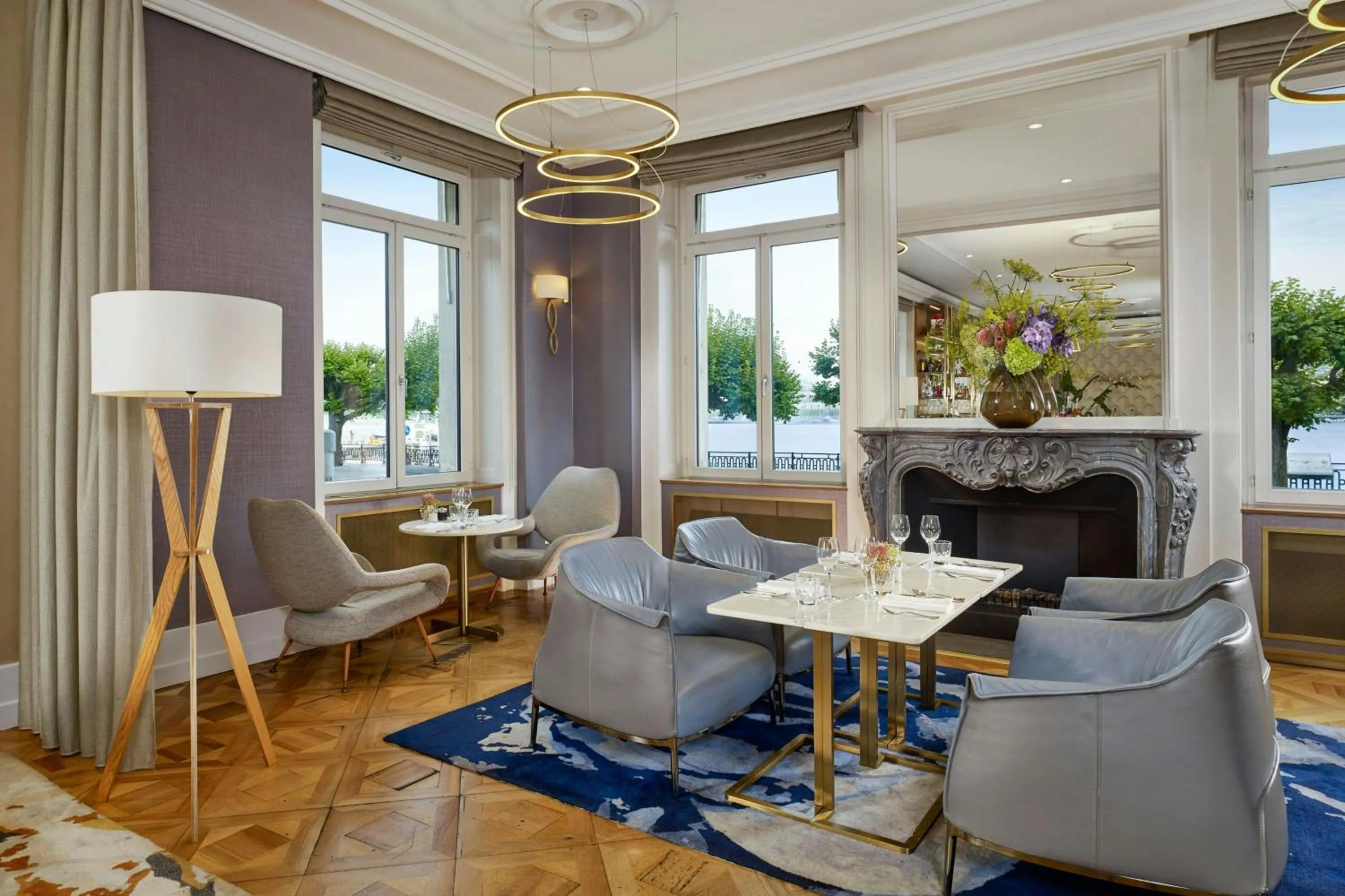 Living room in The Ritz-Carlton Hotel de la Paix, Geneva