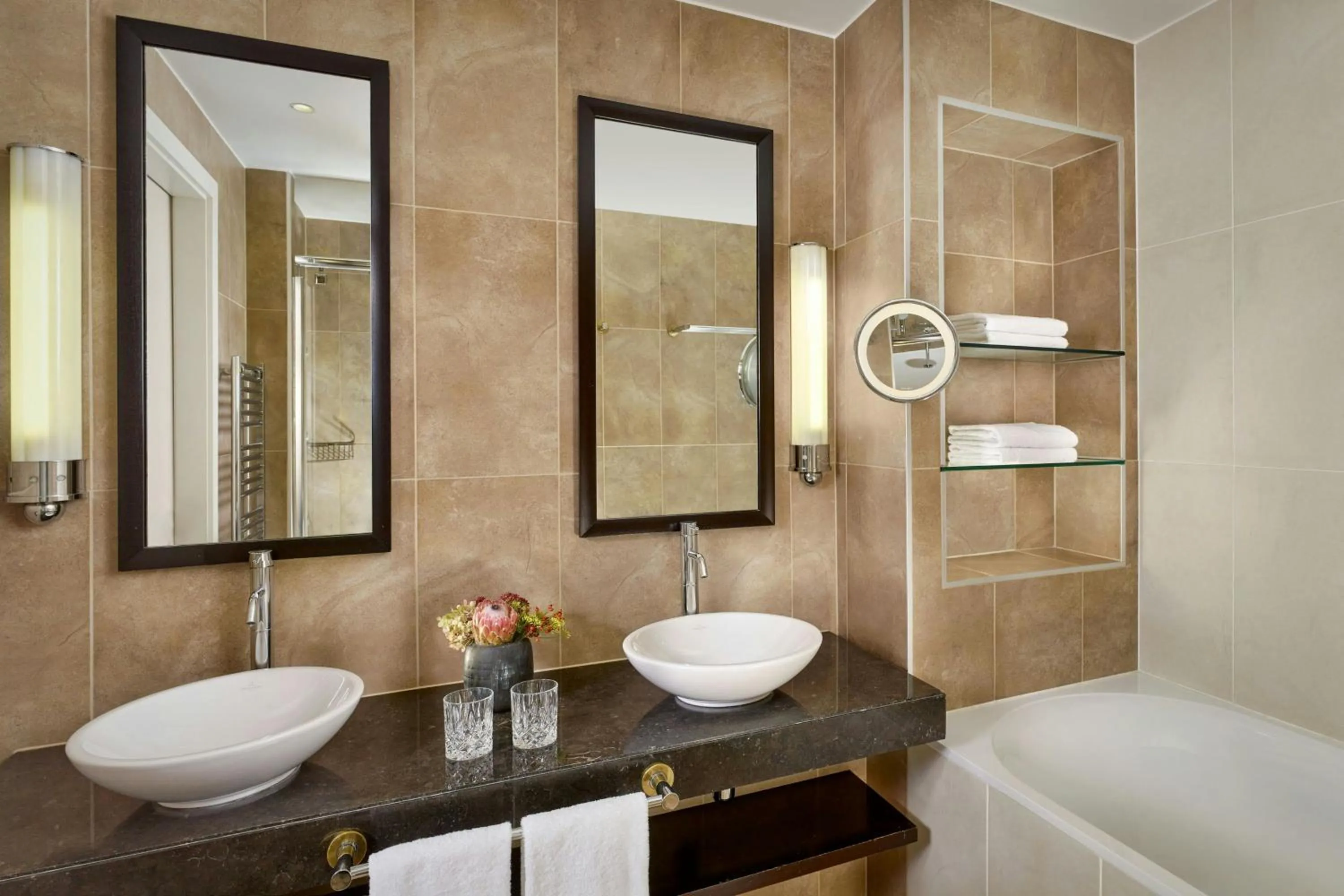 Bathroom in The Ritz-Carlton Hotel de la Paix, Geneva