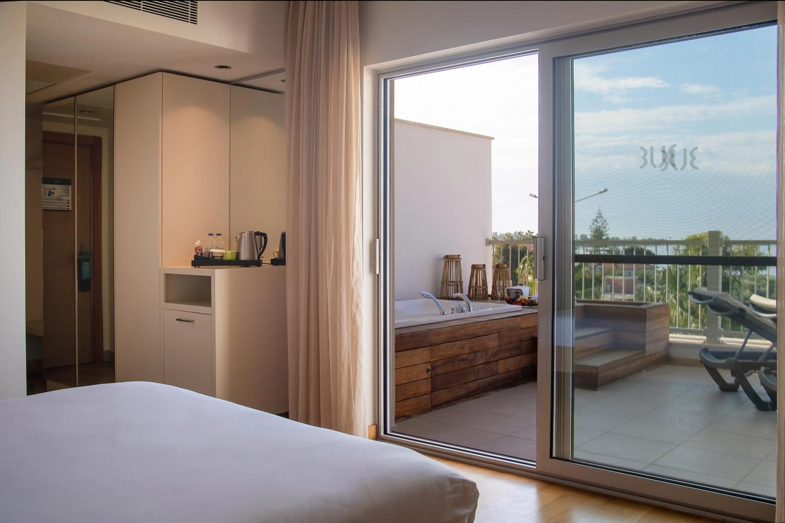 View (from property/room), Bed in TUI Blue Barut Andız - All Inclusive - Adults Only