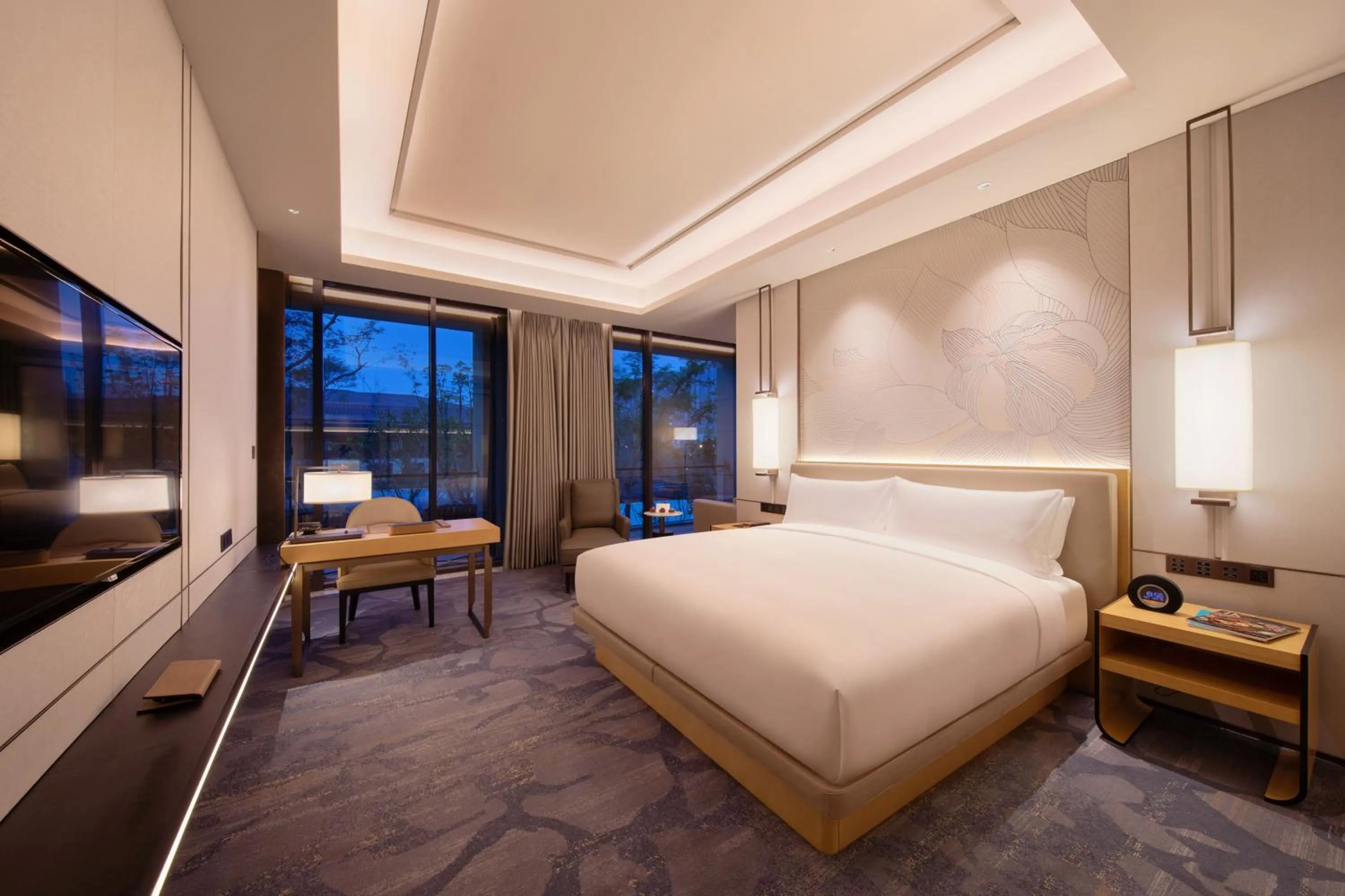 Property building, Bed in Gran Meliá Chengdu