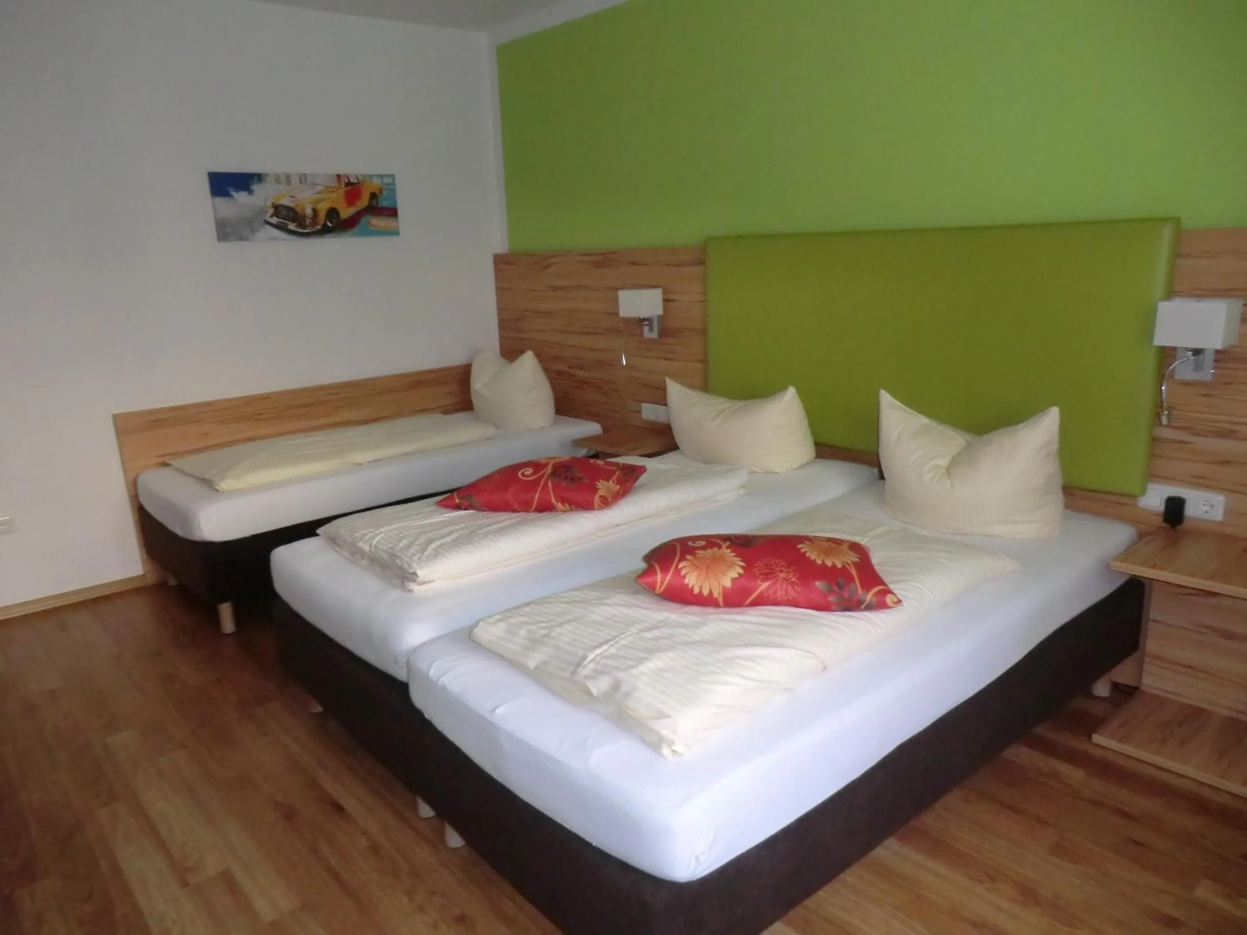 Bed in Hotel Pension Haydn