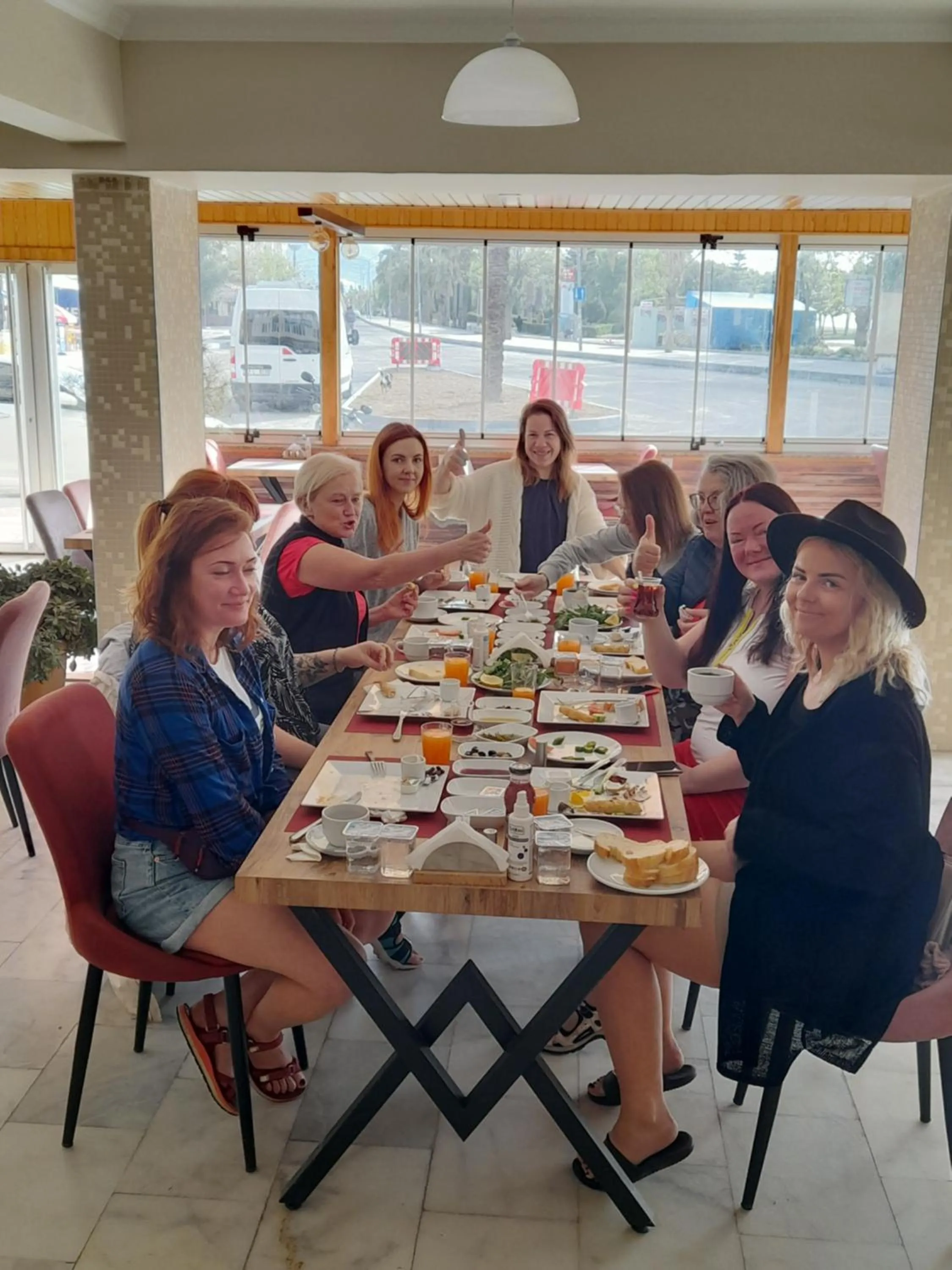 group of guests in Luna Piena Hotel