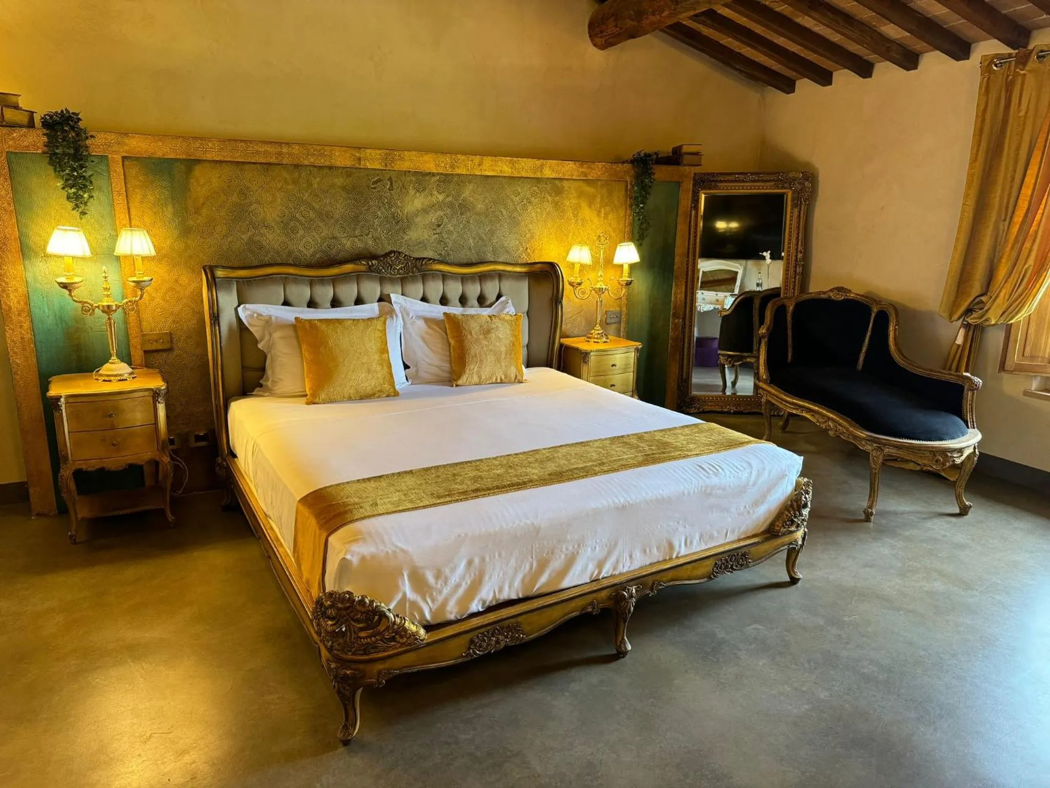 Bed in Il Miraggio in Val d'Orcia Relais & Spa