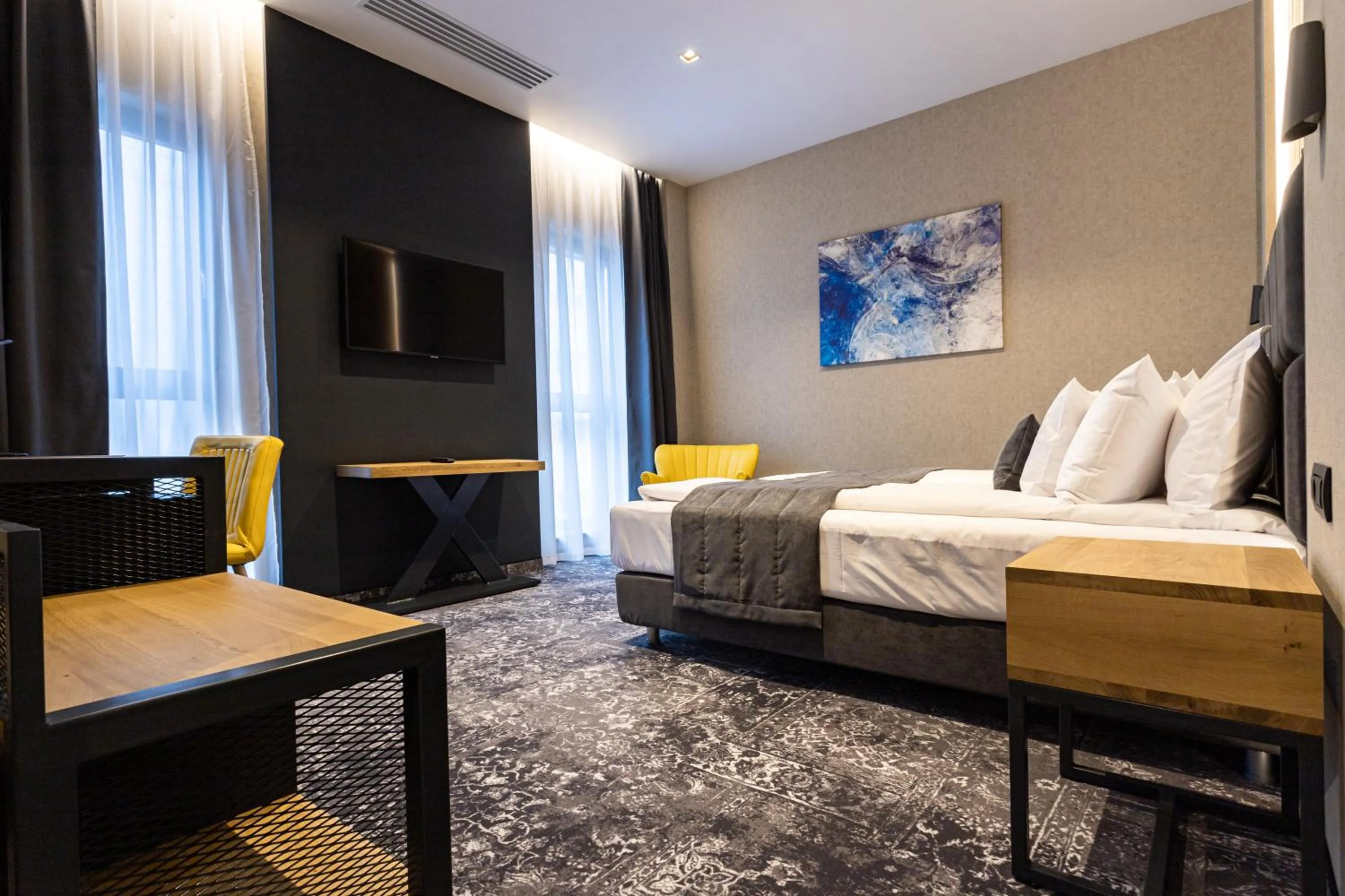 TV and multimedia, Bed in Hugo Hotel