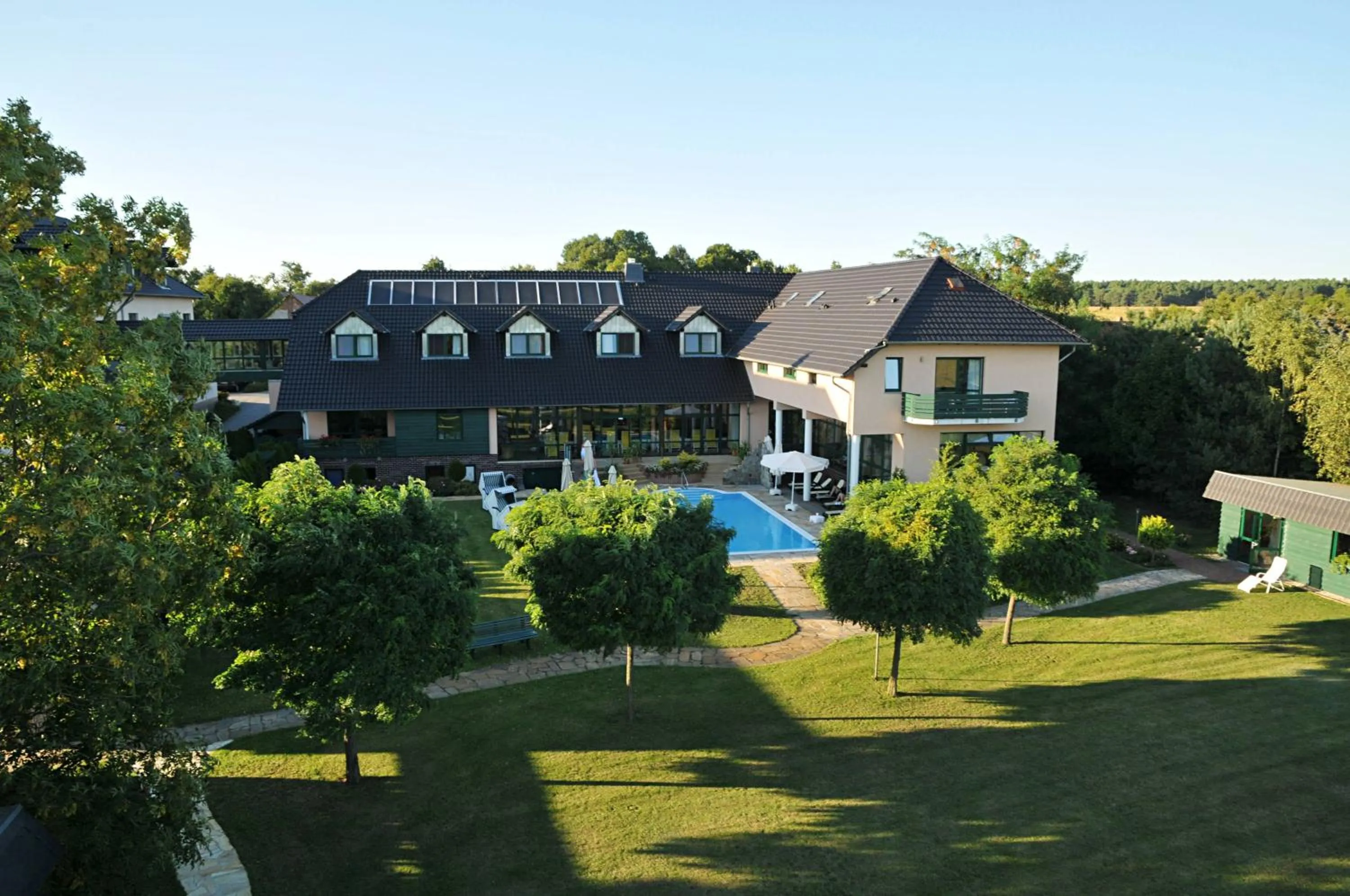 Bird's eye view in Christinenhof & Spa - Wellnesshotel am Rande des Spreewalds