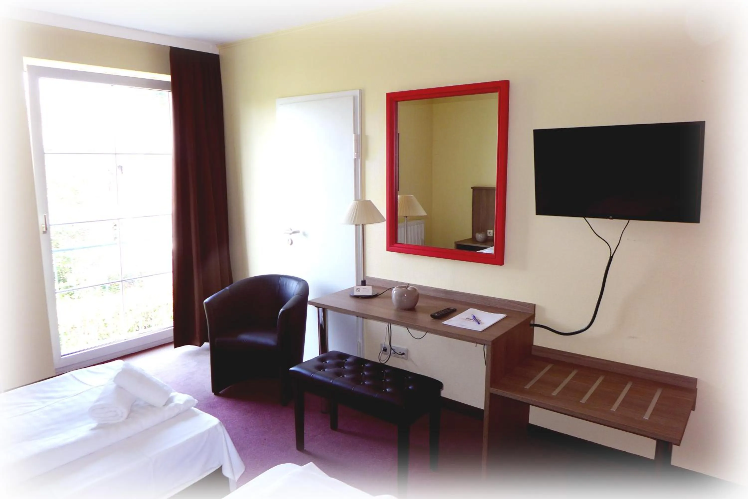 Bed in Hotel Lindenberger Hof