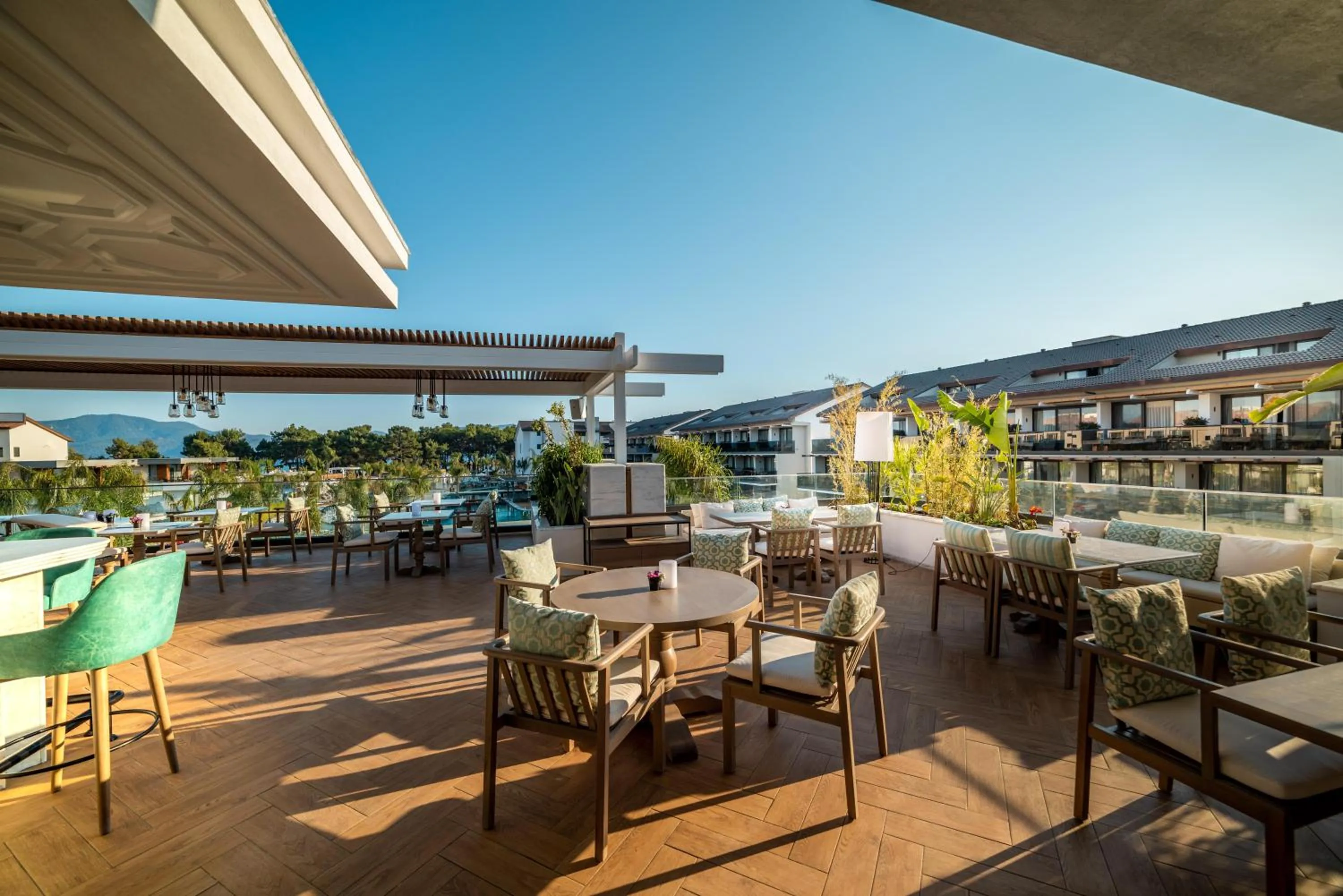 Balcony/Terrace in Akra Fethiye The Residence Tui Blue Sensatori - Ultra All Inclusive - Adults Only