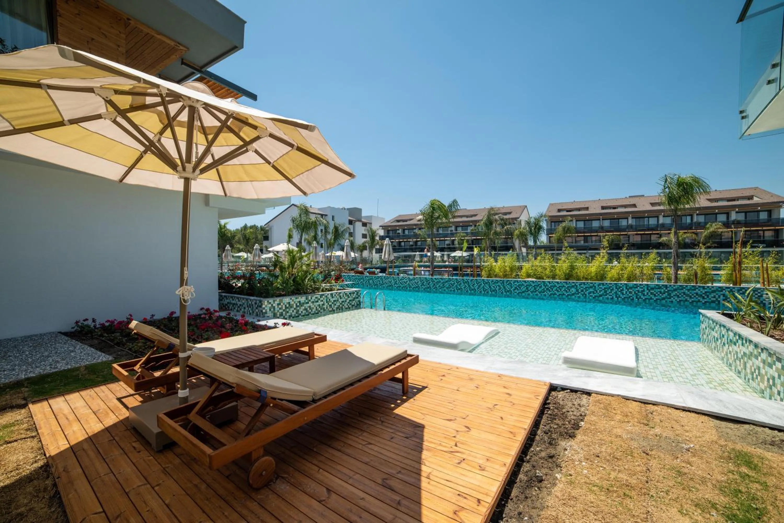 Pool view in Akra Fethiye The Residence Tui Blue Sensatori - Ultra All Inclusive - Adults Only