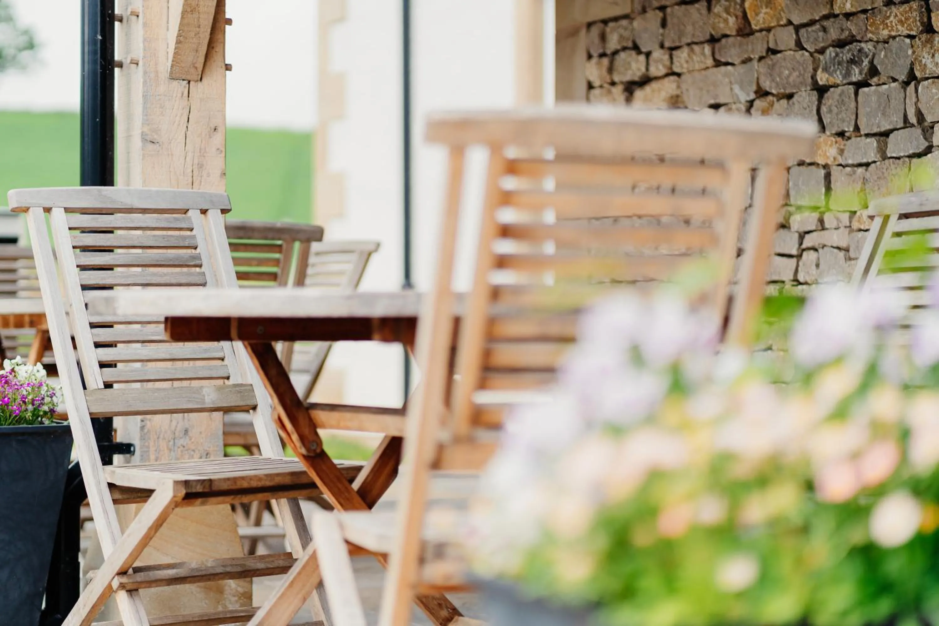 Patio in The Fleece at Ruleholme