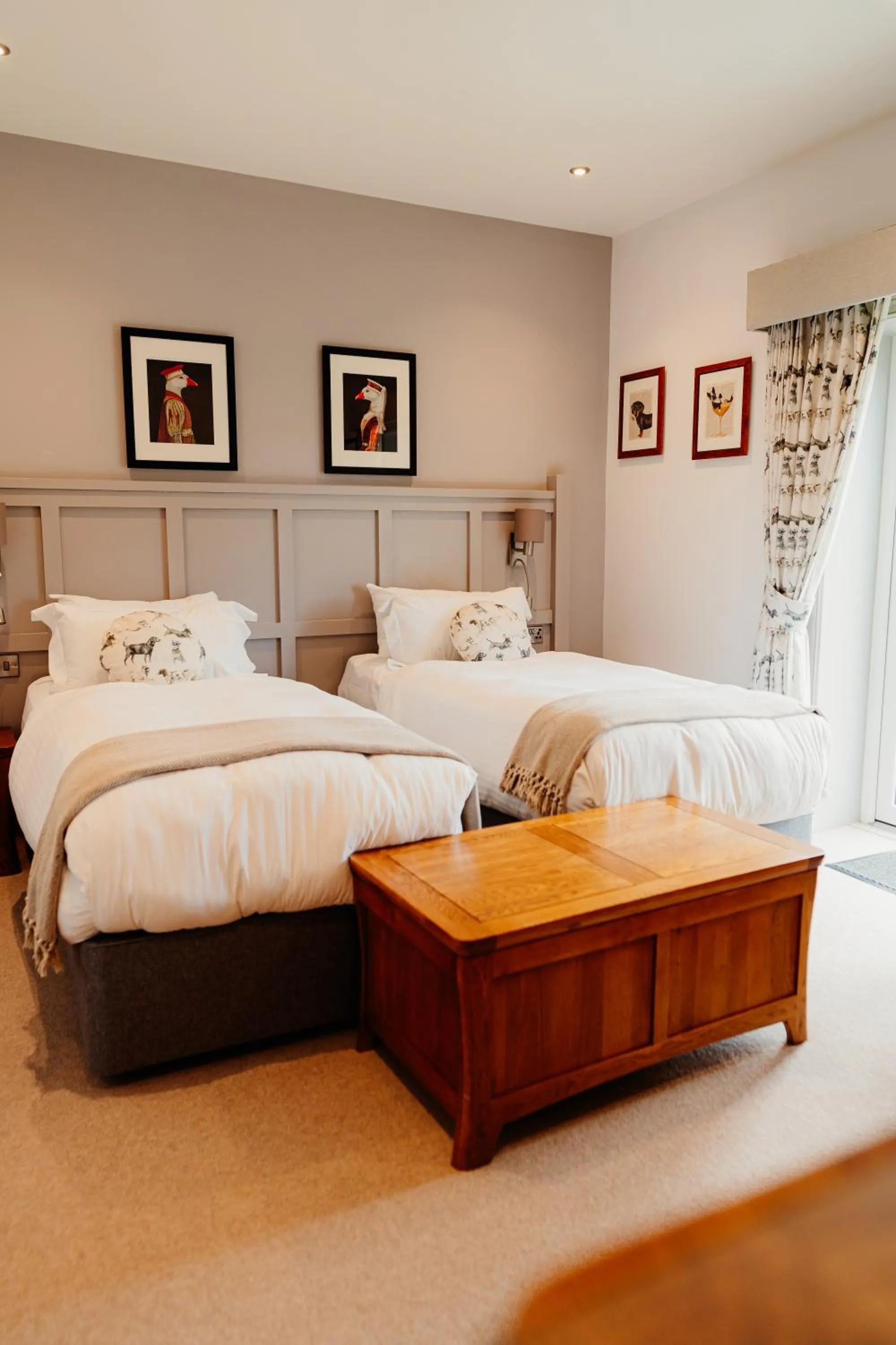 Bed in The Fleece at Ruleholme