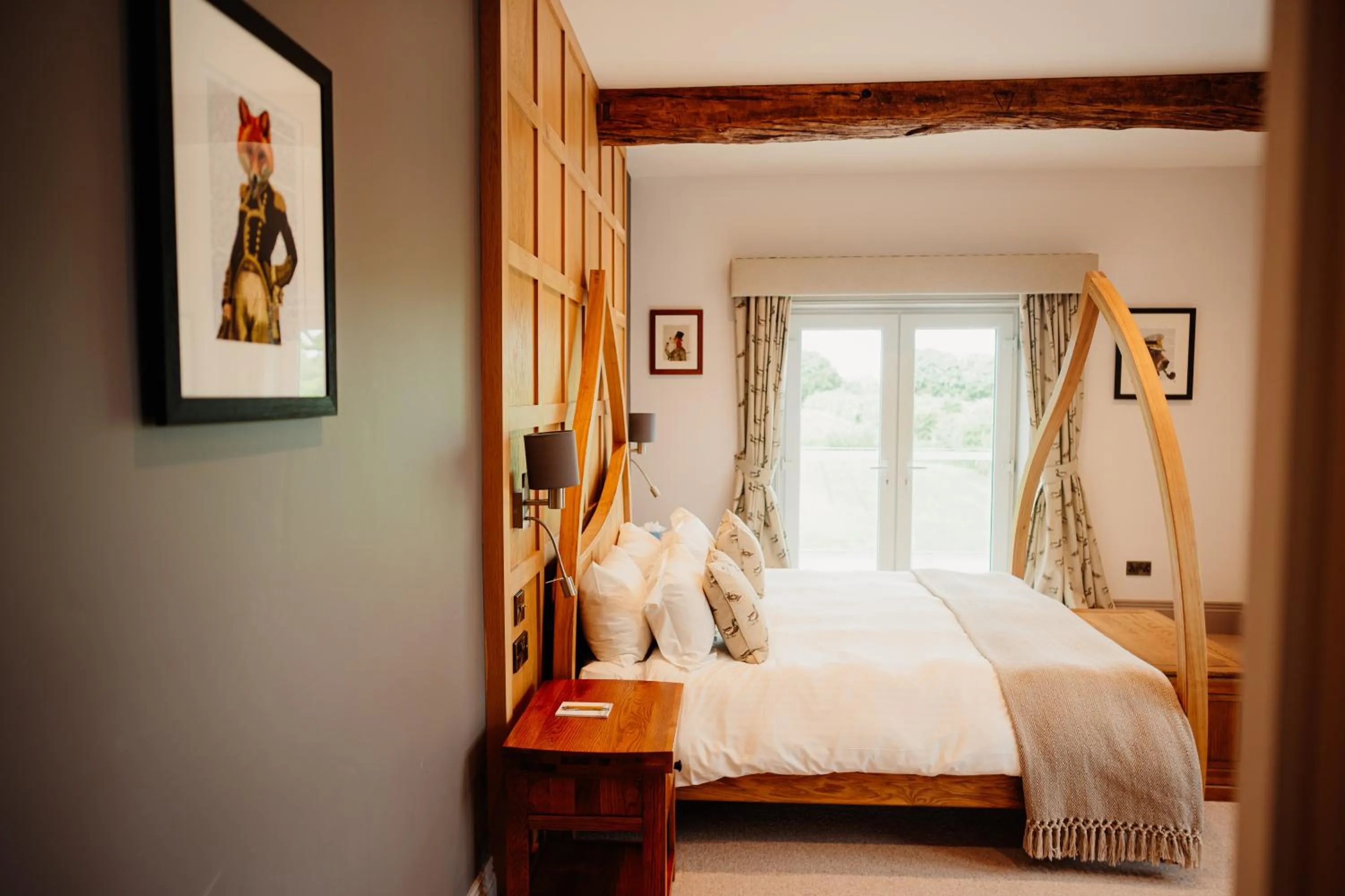 Bed in The Fleece at Ruleholme