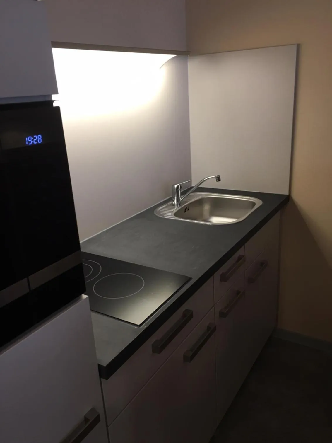 Kitchen or kitchenette in Parkhotel Leiser