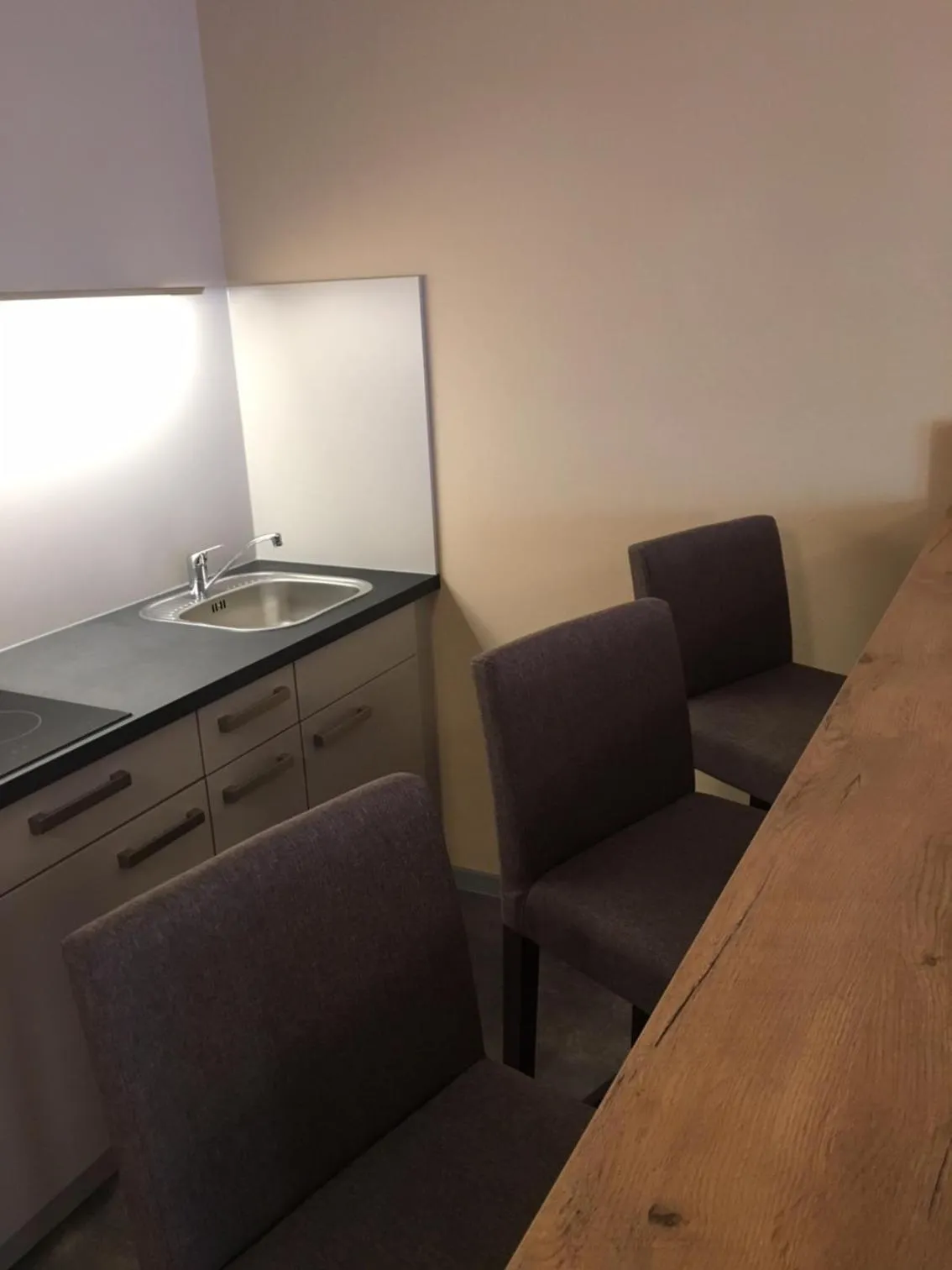 Kitchen or kitchenette in Parkhotel Leiser