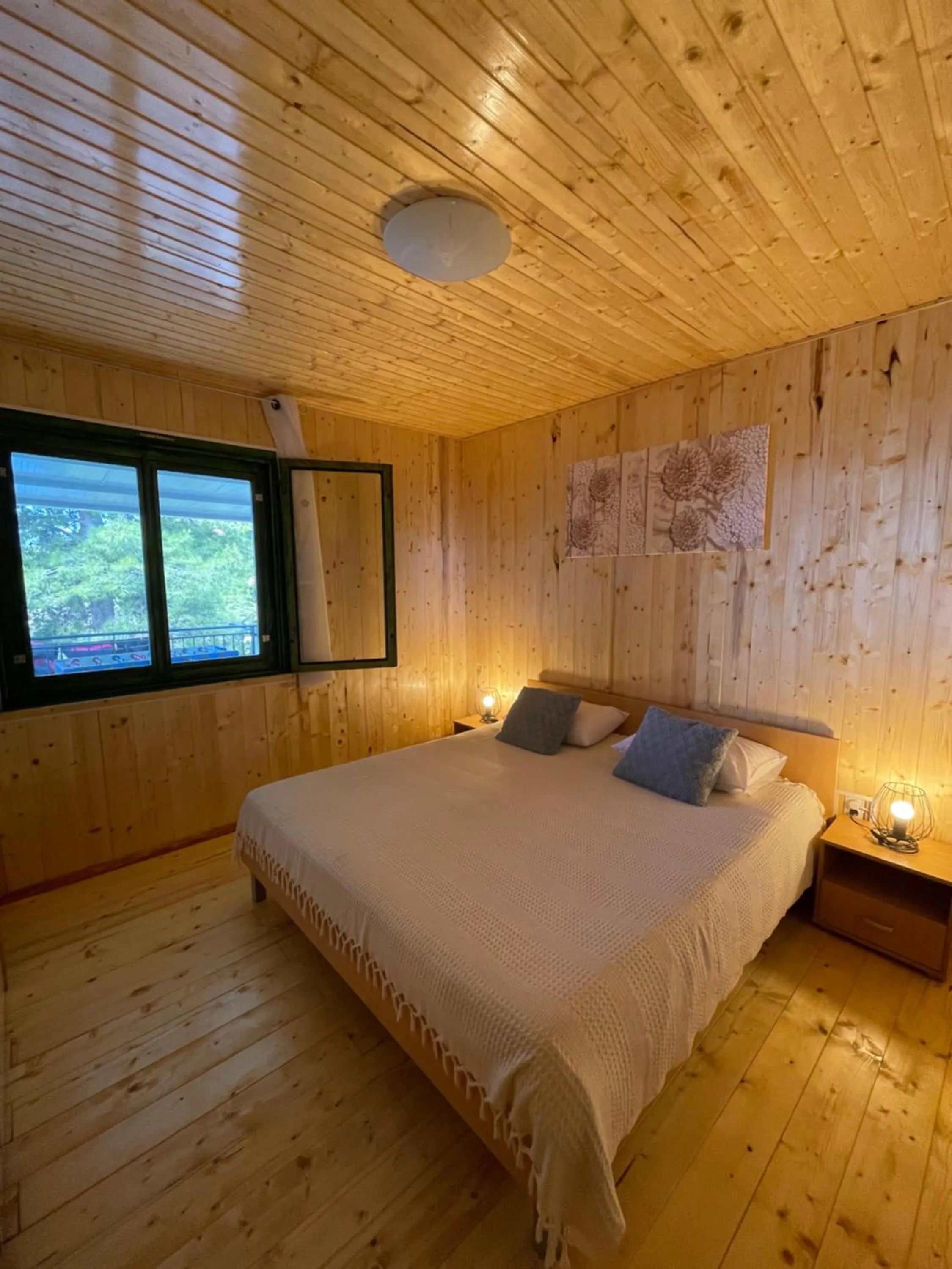 Bedroom, Bed in Holiday Home Melanie
