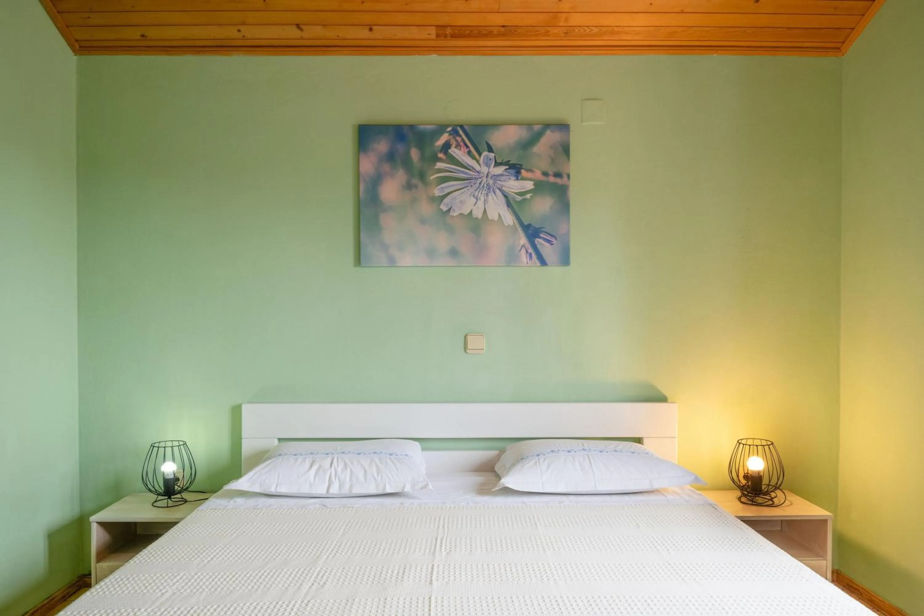 Bedroom, Bed in Holiday Home Melanie