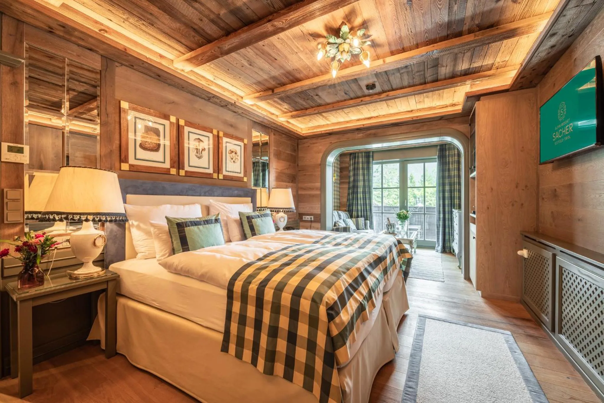 Bed in Alpin Resort Sacher