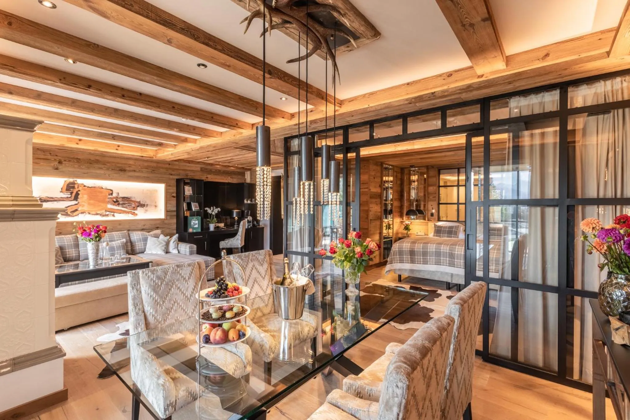 Dining area in Alpin Resort Sacher