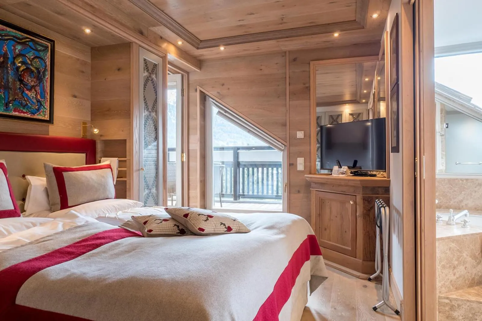 Bed in Alpin Resort Sacher