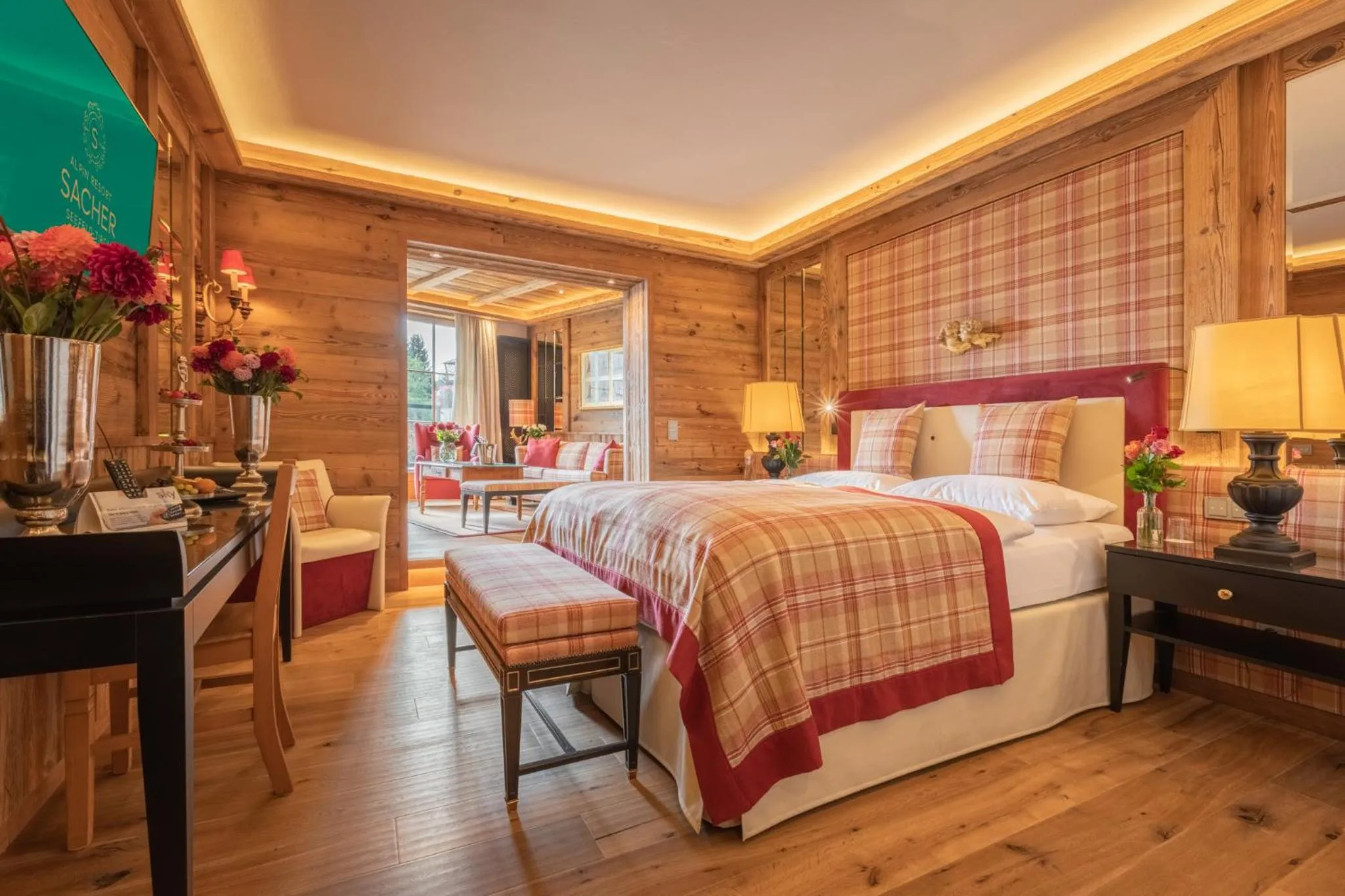 Bed in Alpin Resort Sacher