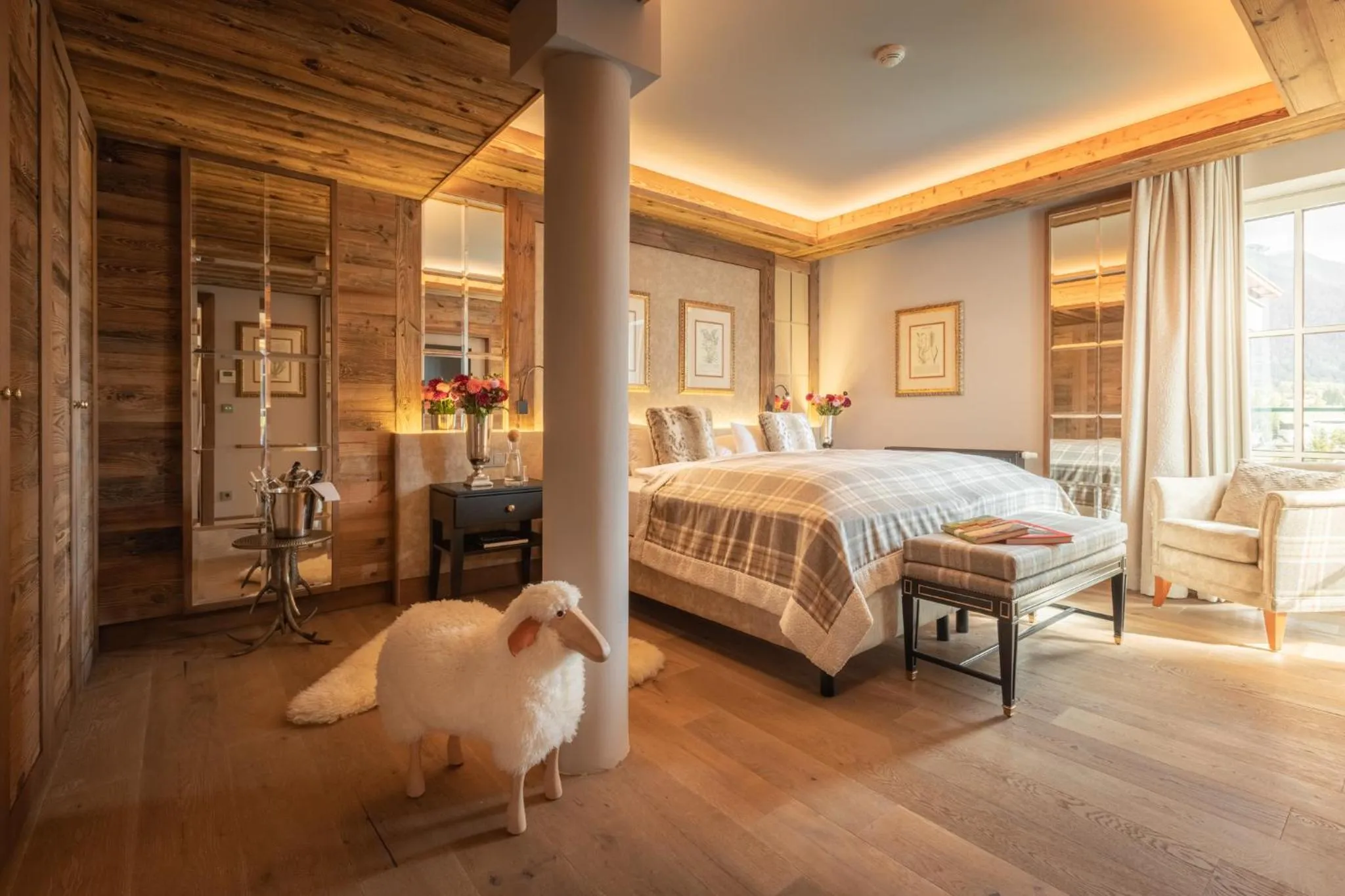 Bed in Alpin Resort Sacher