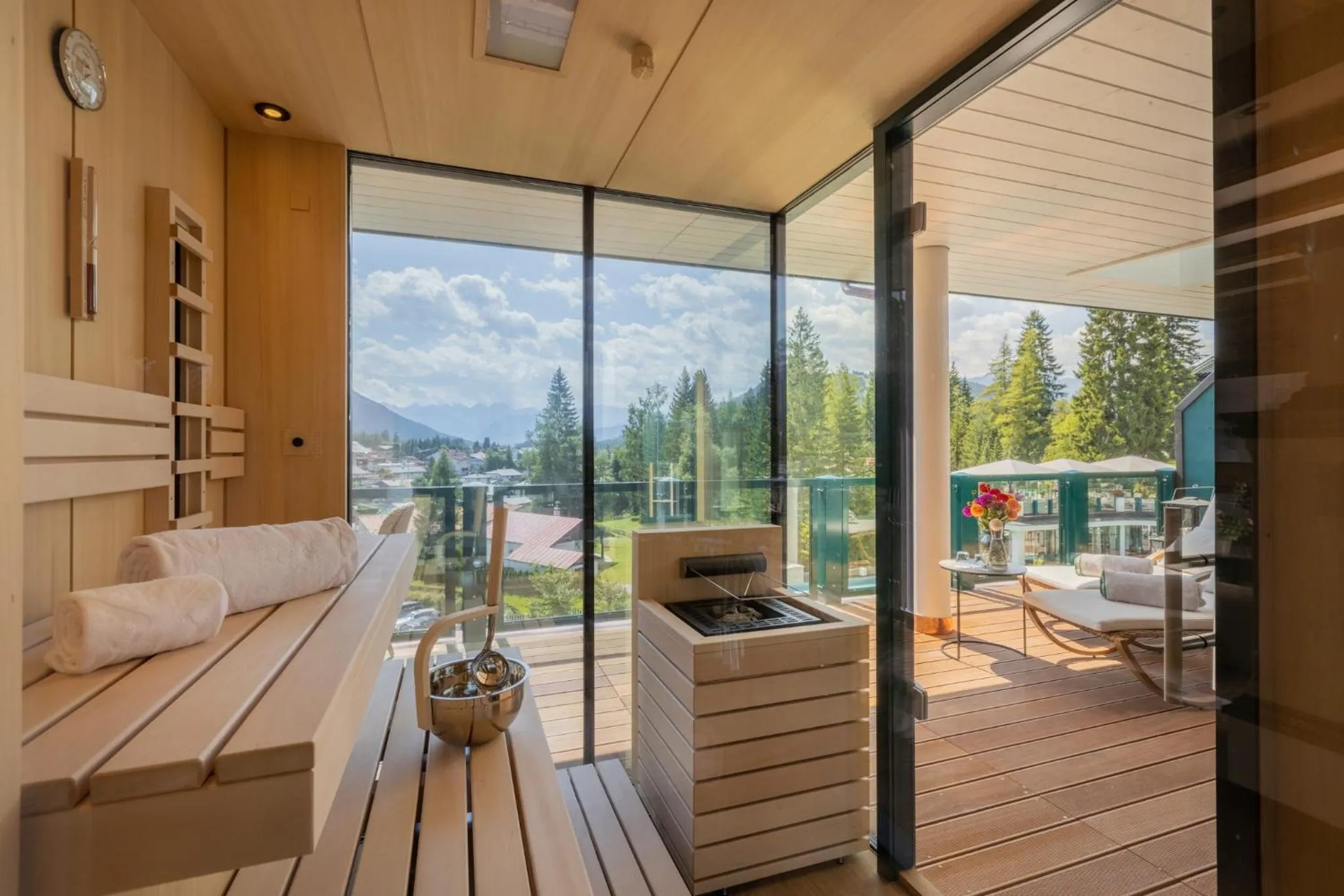 Spa and wellness centre/facilities in Alpin Resort Sacher