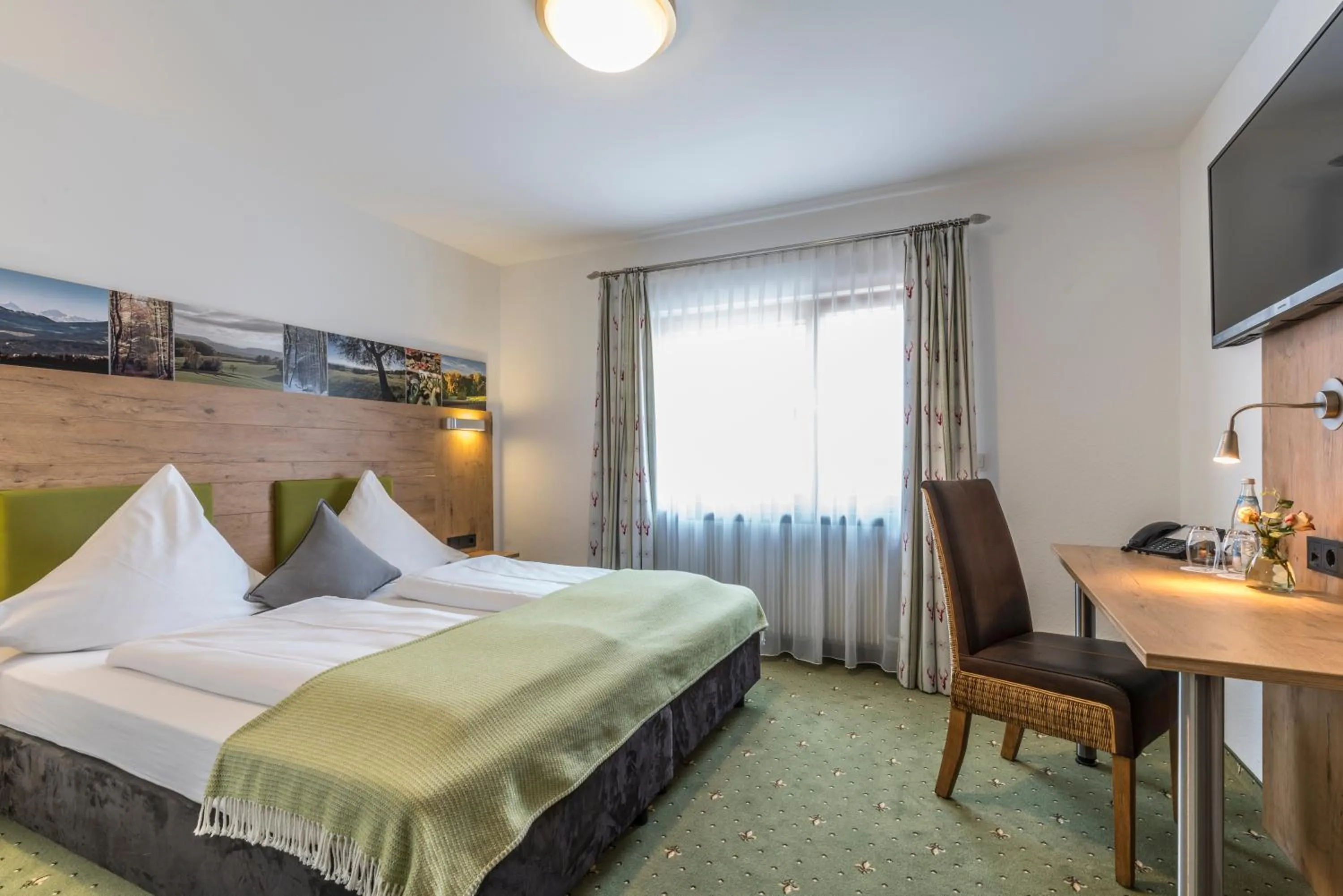 Bed in Rührberger Hof Hotel & Restaurant Grenzach-Wyhlen bei Basel