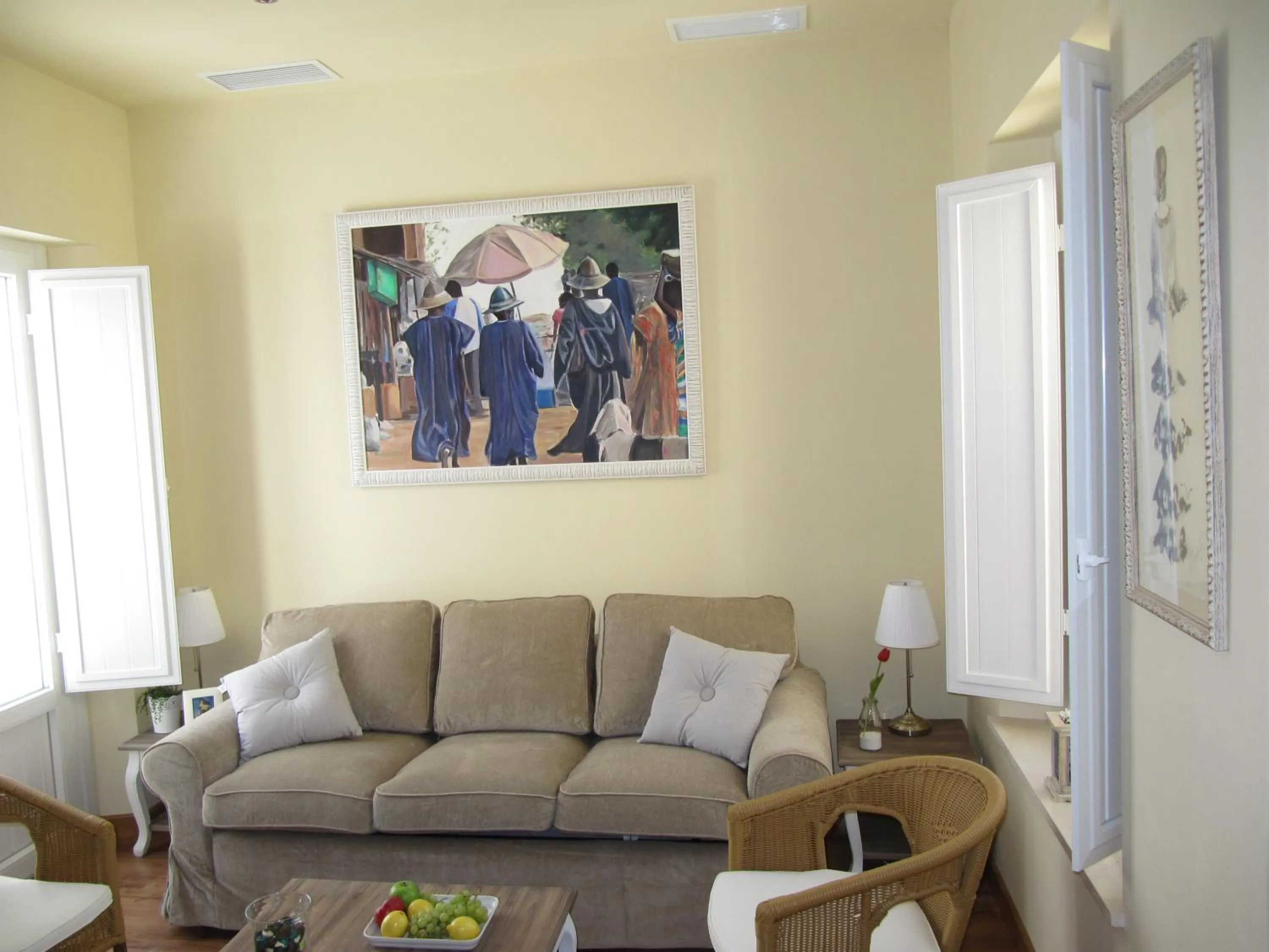 Seating area in Life Apartments San Vicente