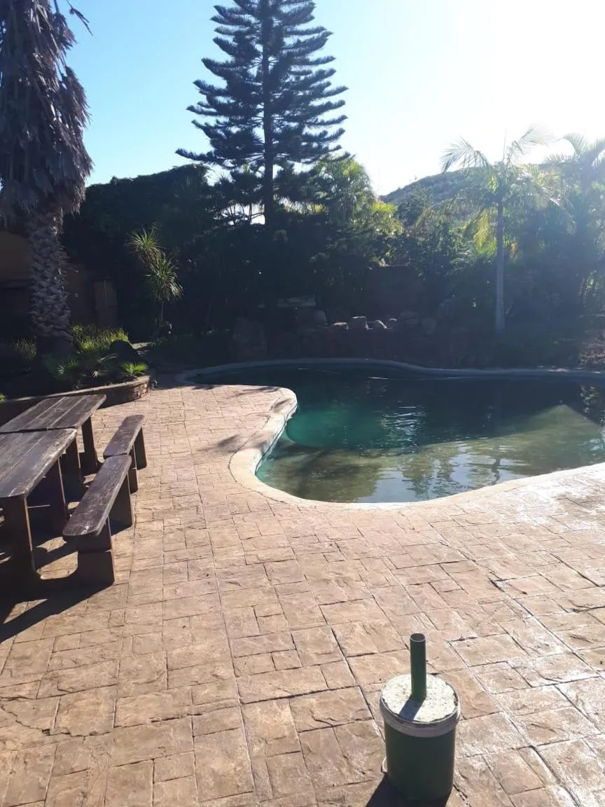 Pool view in Thornycroft Lodge