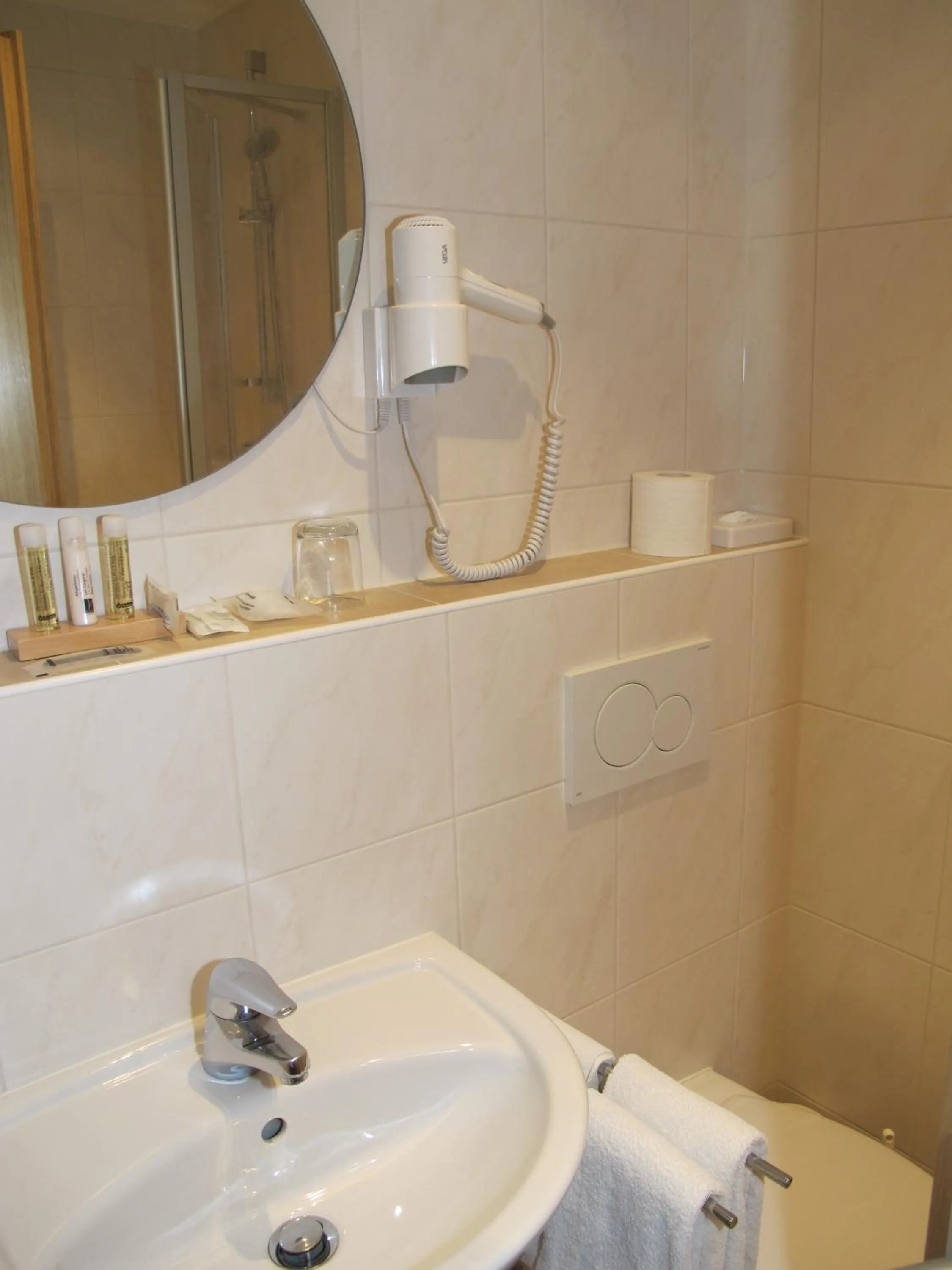 Shower in Hotel garni Almenrausch und Edelweiss