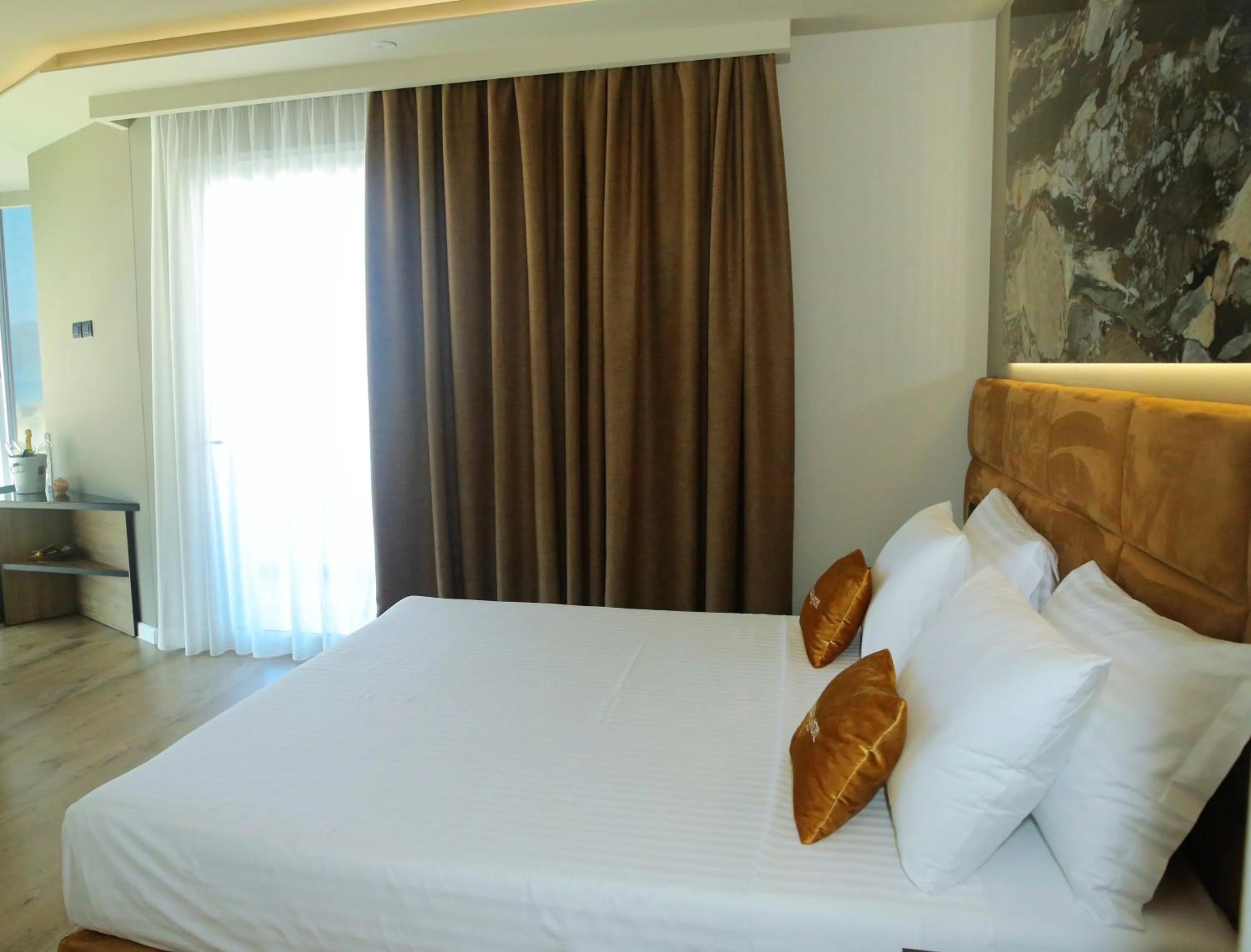 Bed in Kraal Hotel Vlore