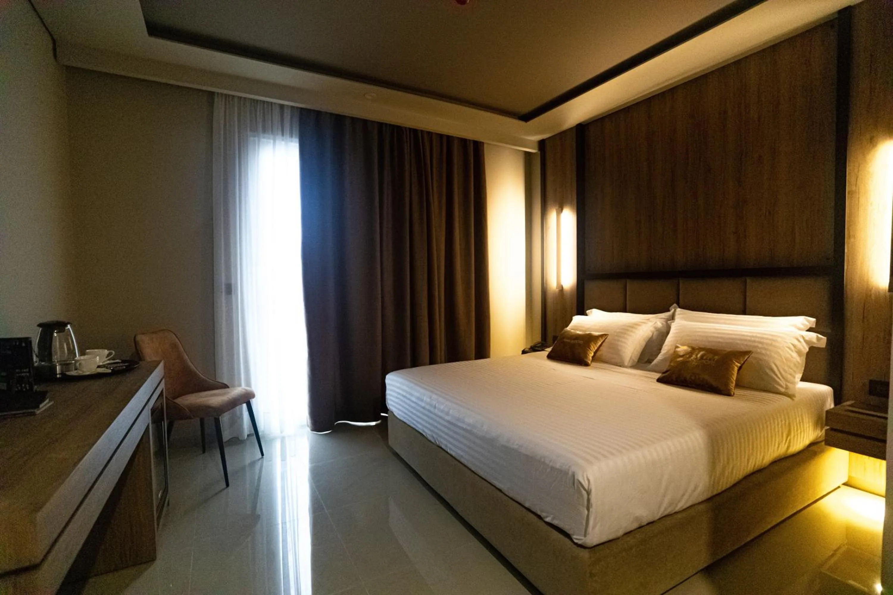 Bed in Kraal Hotel Vlore