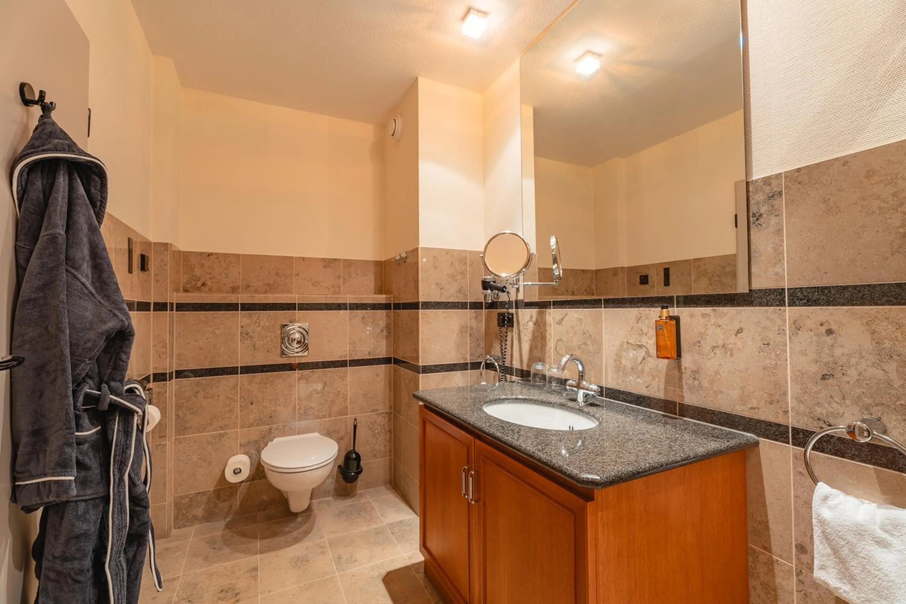 Bathroom in Naturhotel Sachsenbaude Oberwiesenthal - Indoor-Pool & Outdoor-Whirlpool