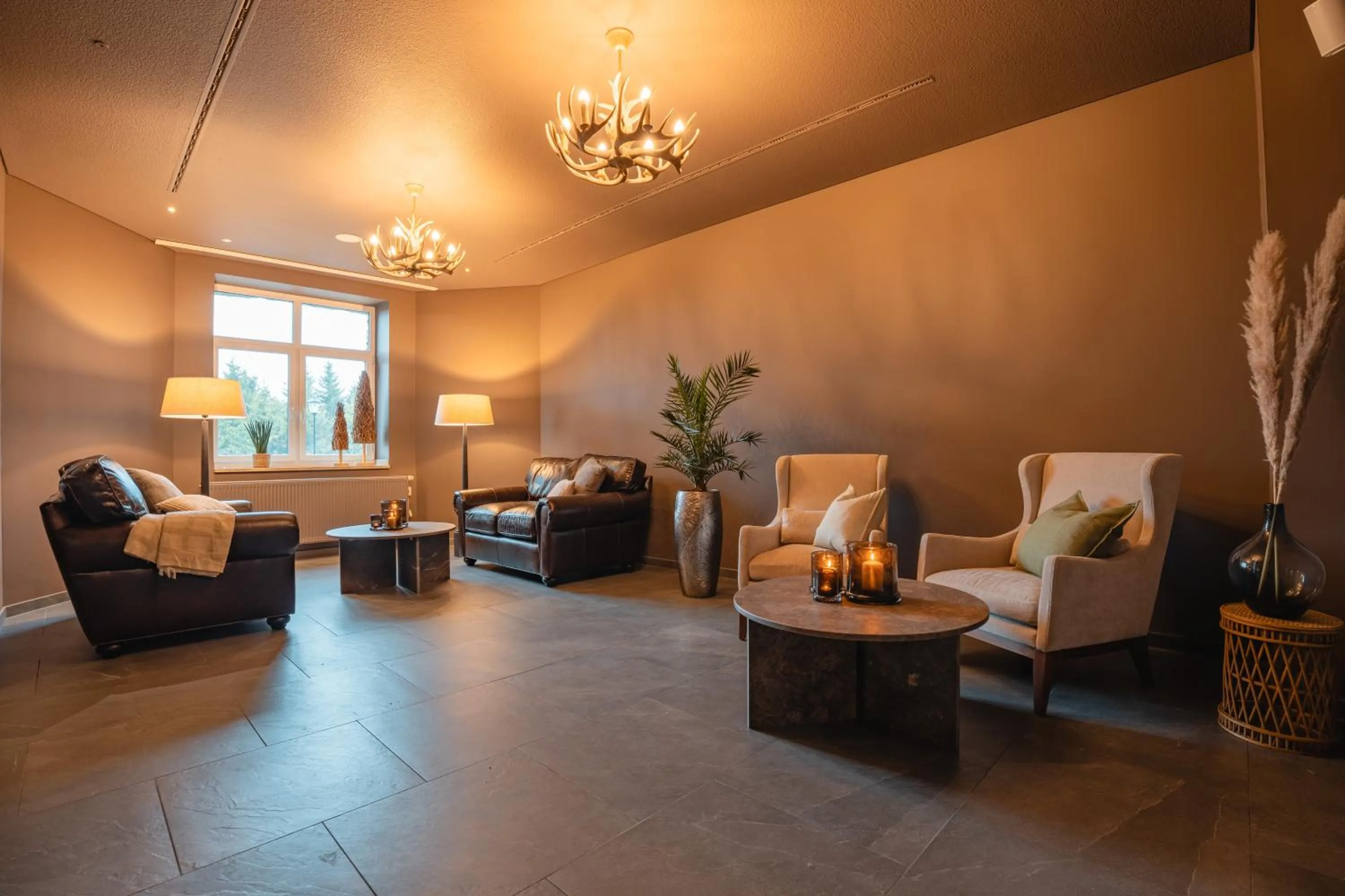 Lobby or reception in Naturhotel Sachsenbaude Oberwiesenthal - Indoor-Pool & Outdoor-Whirlpool