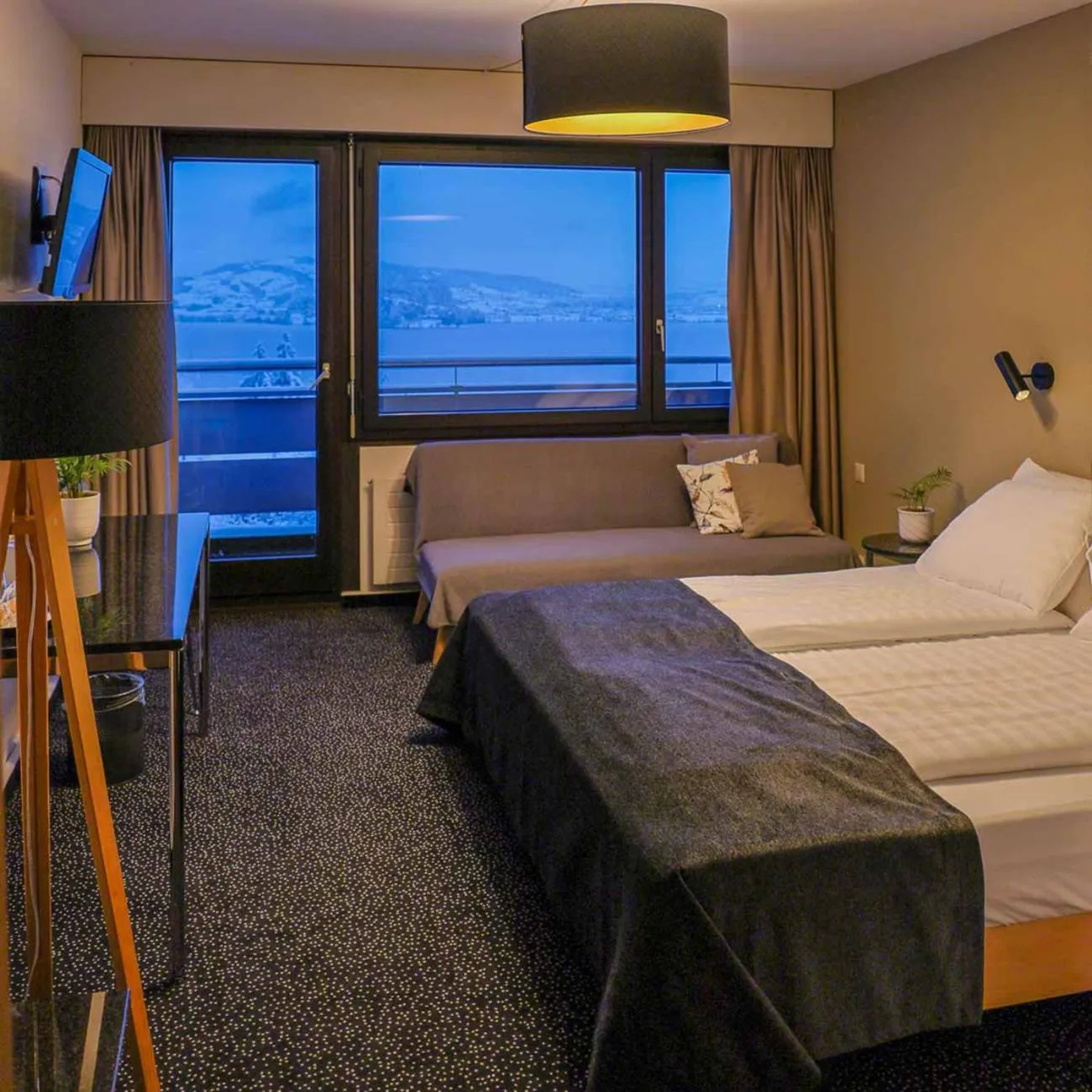 Photo of the whole room, Bed in Guggital Hotel Restaurant