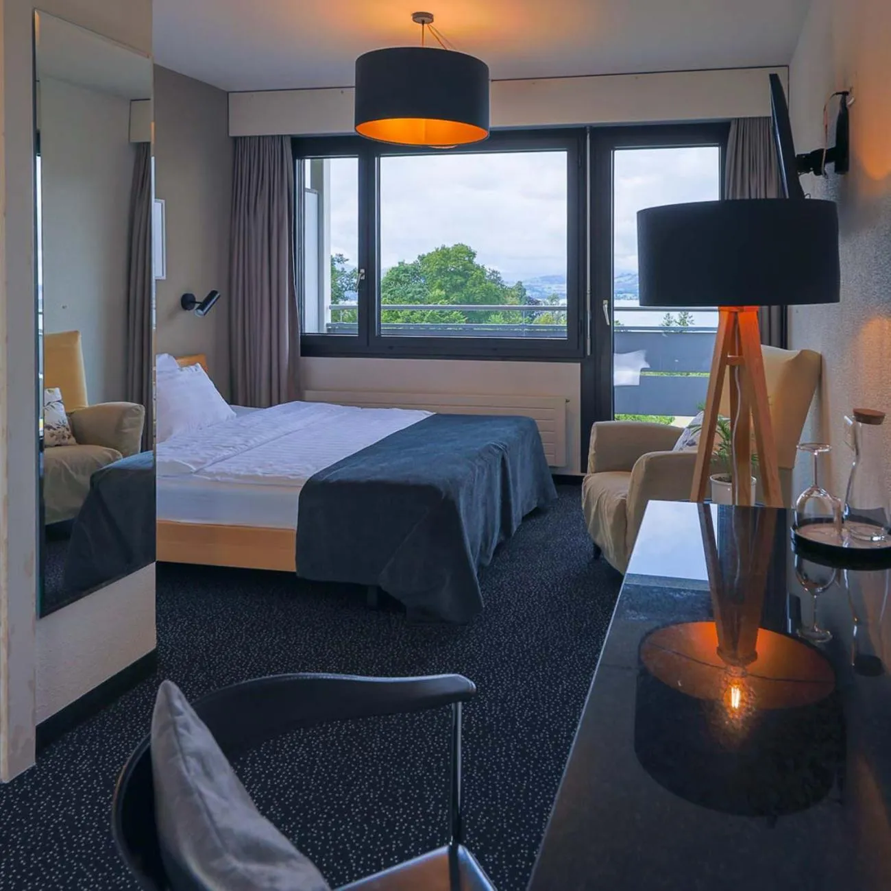 Photo of the whole room, Bed in Guggital Hotel Restaurant