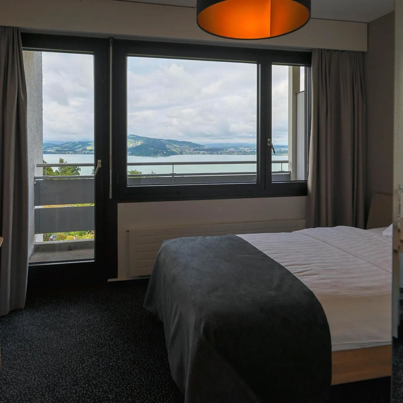 Photo of the whole room, Bed in Guggital Hotel Restaurant